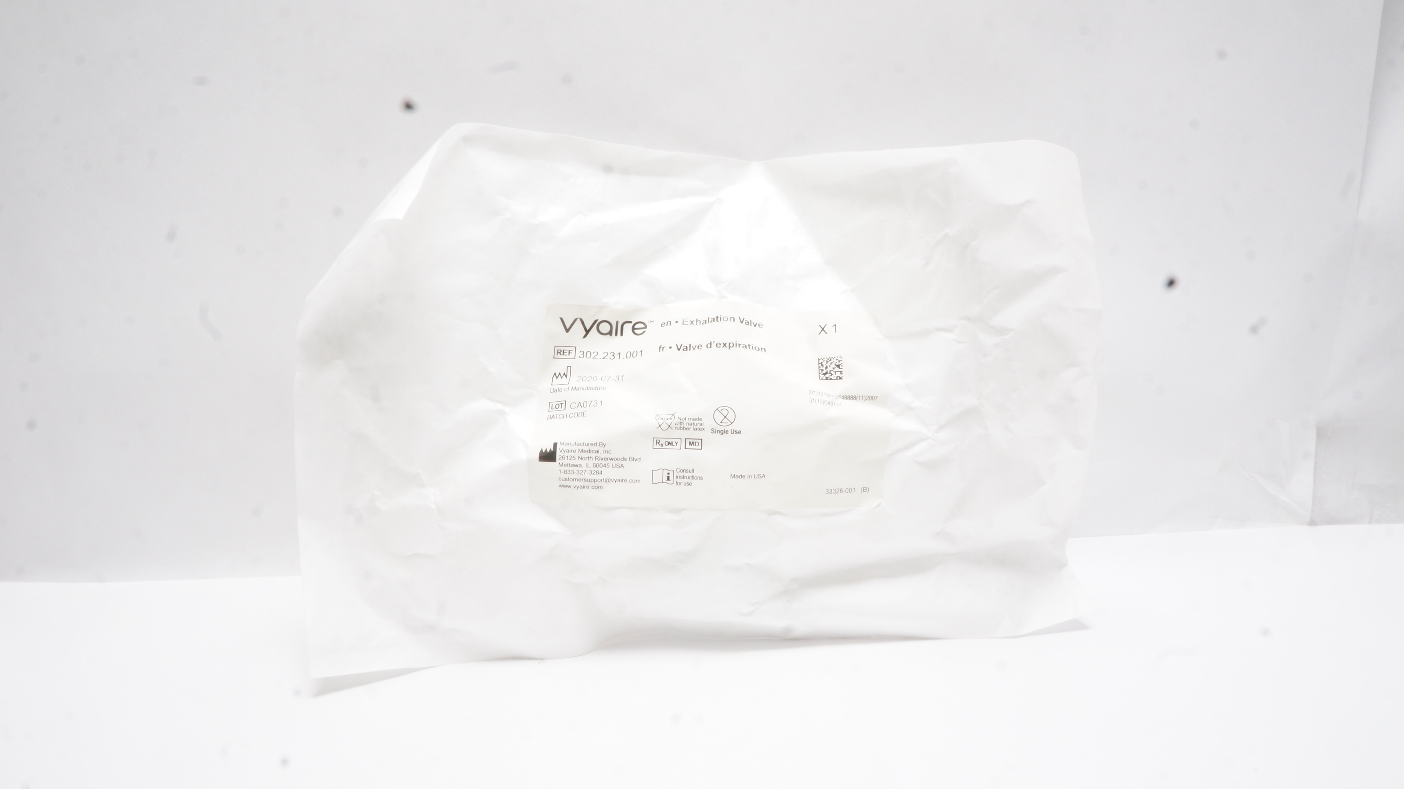 Vyaire 302.231.001 Exhalation Valve