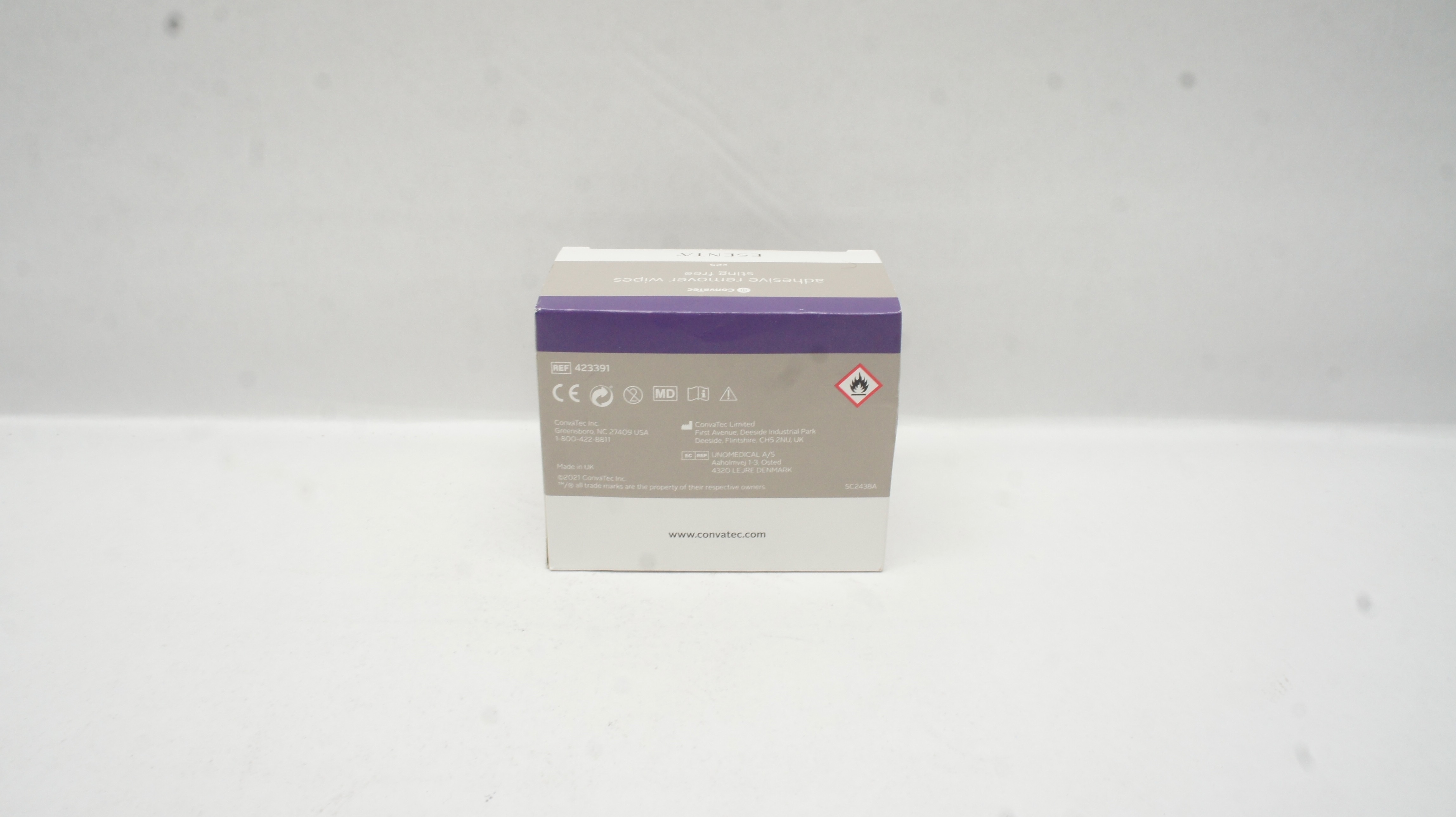 ConvaTec 423391 Esenta Adhesive Remover Wipes Sting Free - Box of 25