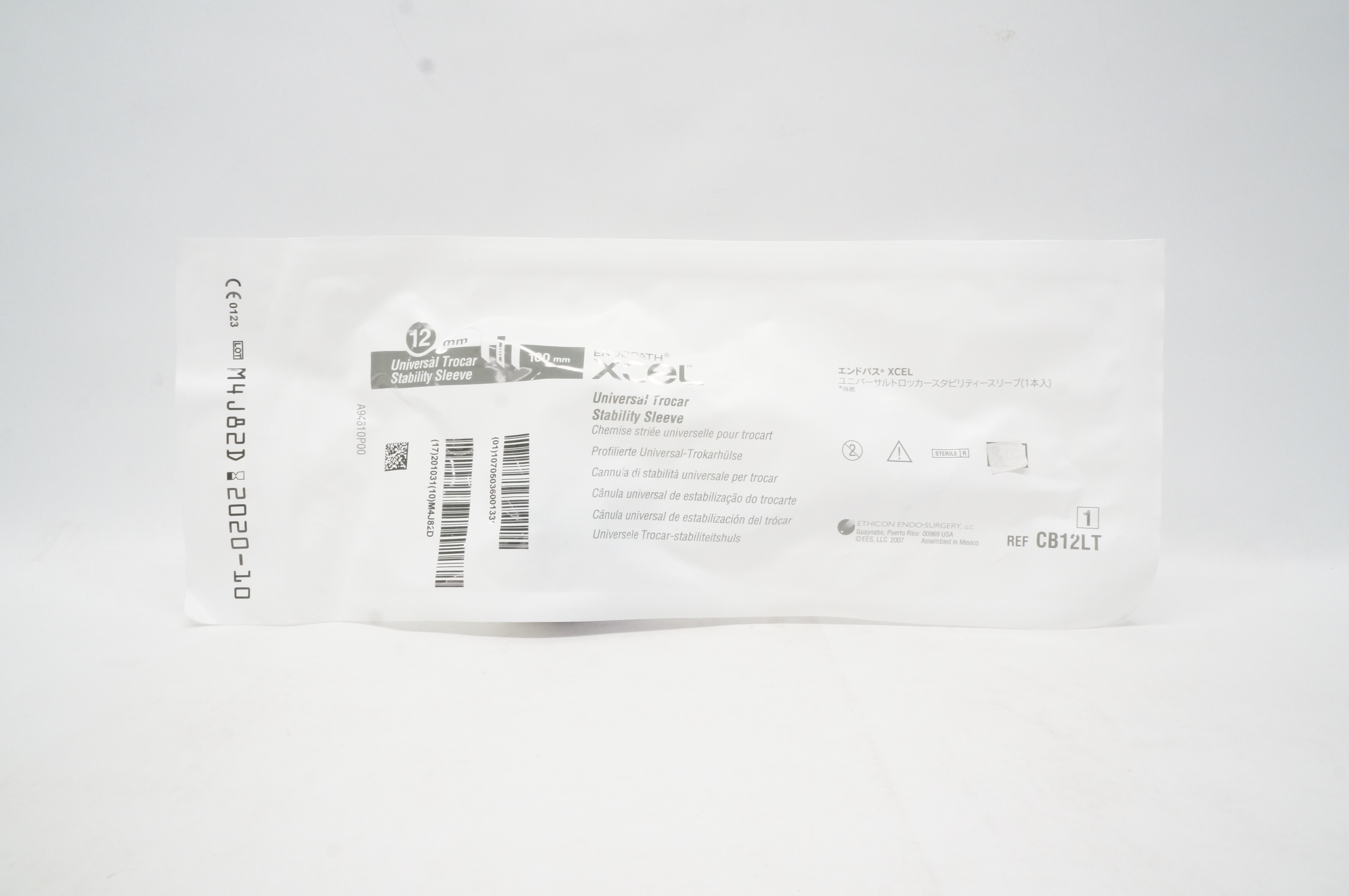 Ethicon CB12LT Endopath Xcel Universal Trocar Stability Sleeve 12mm x 100mm (x)
