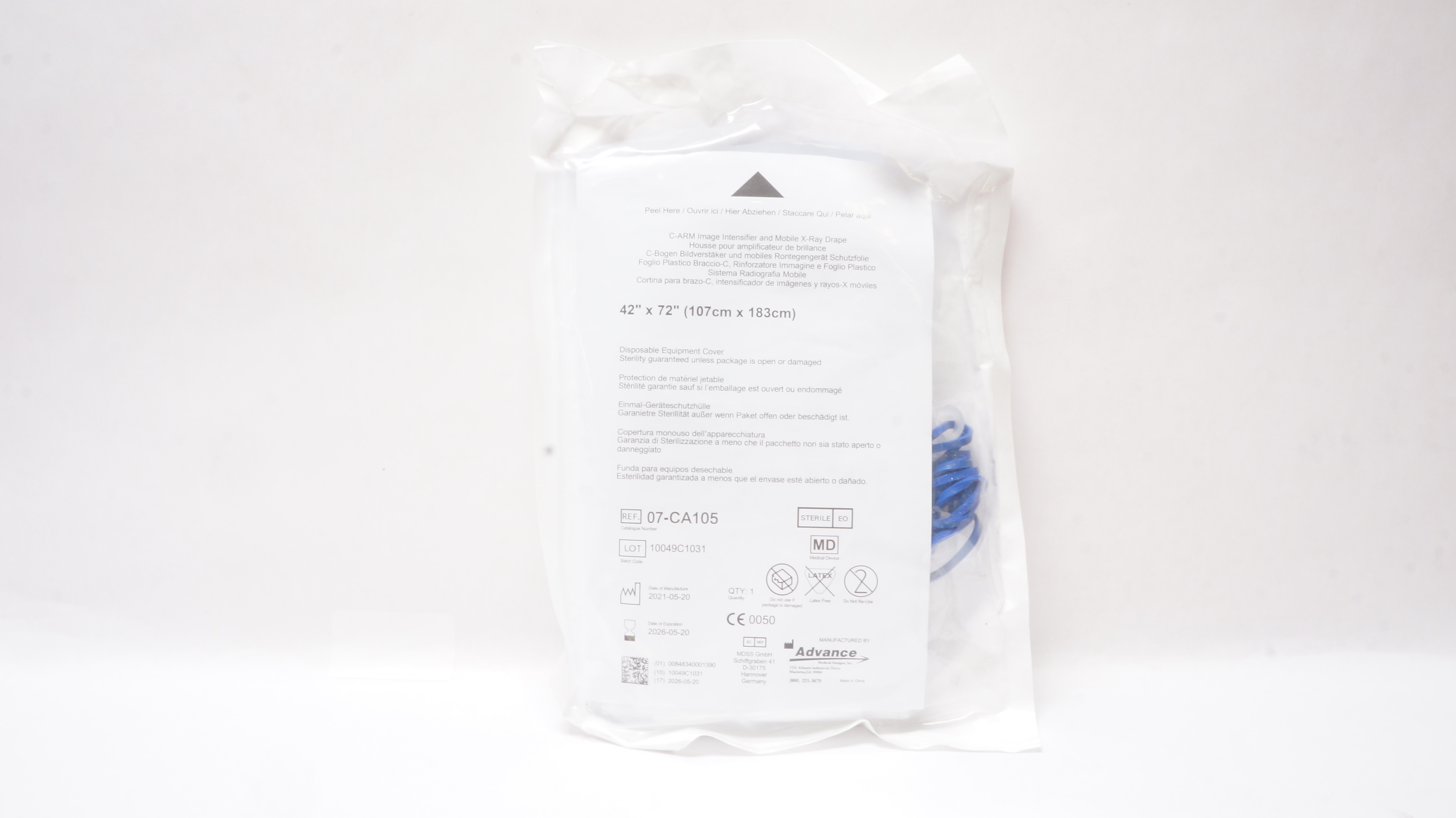 Advance 07-CA105 Image Intensifier & Mobile X-Ray Drape
