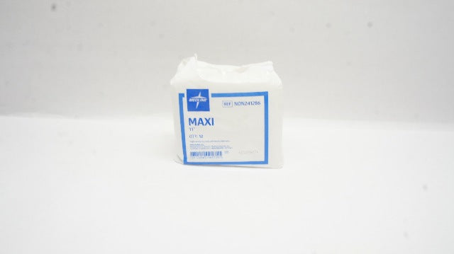 Medline NON241286 Maxi Sanitary Pads with Adhesive, 11inch - Pack of 12