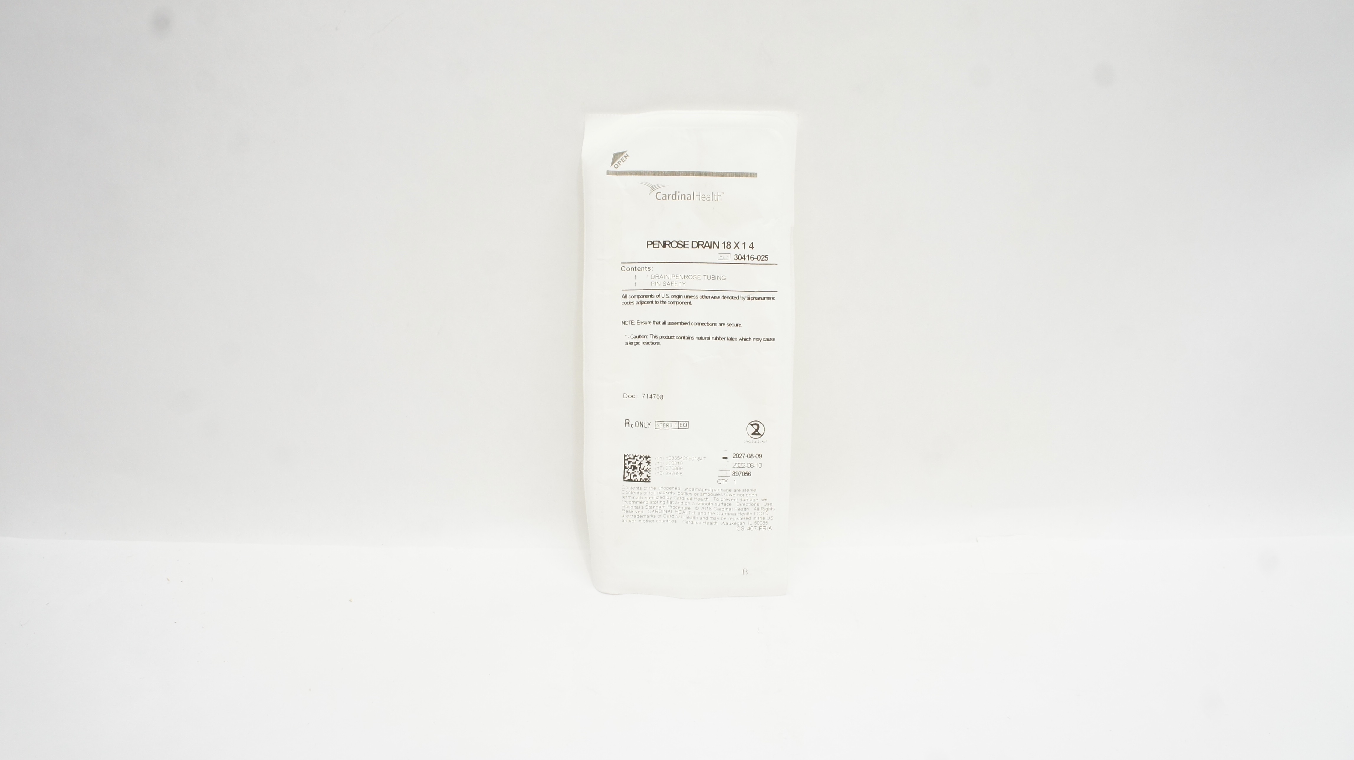 Cardinal Health 30416-025 Penrose Drain 18 x 14