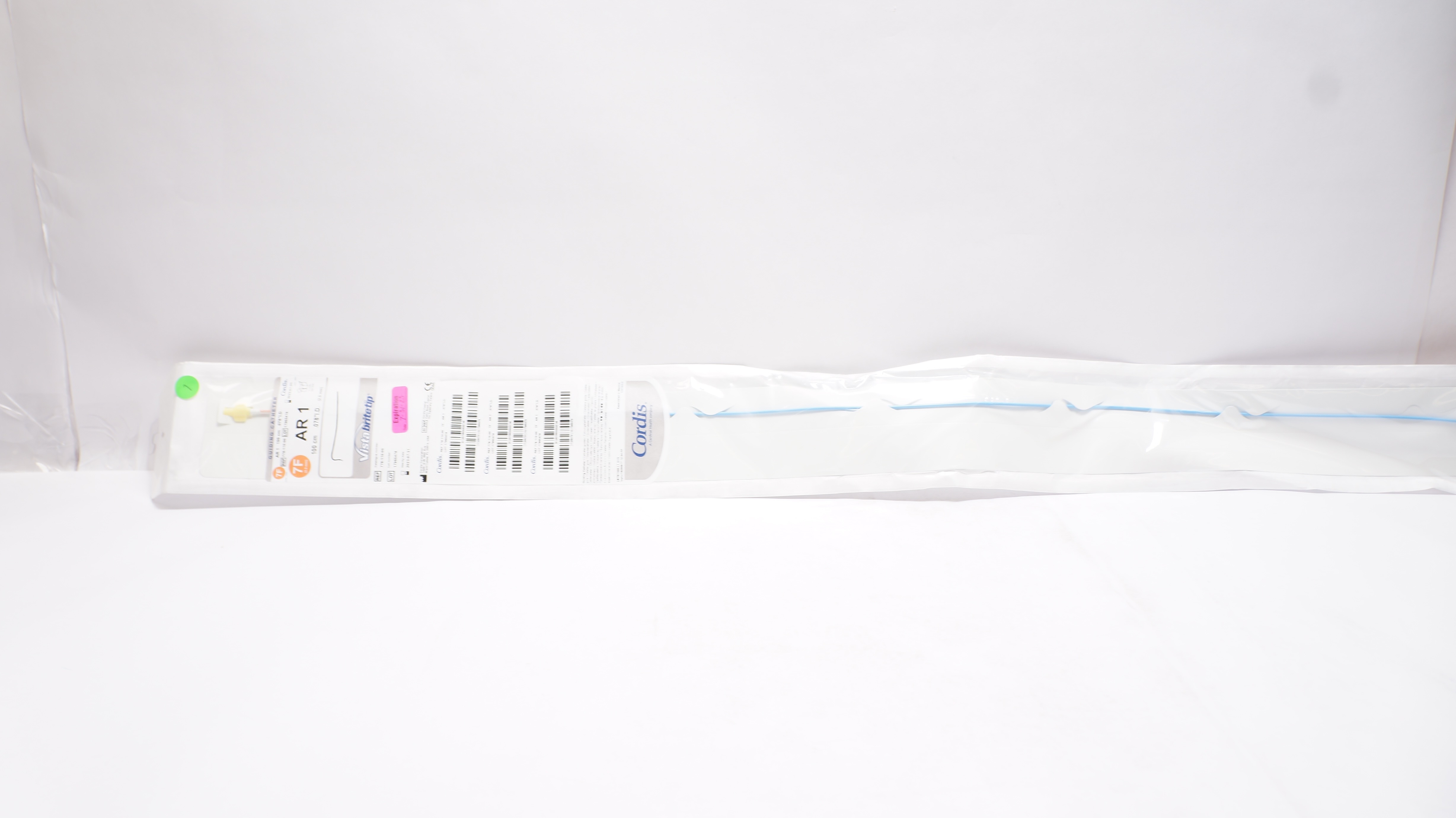 Cordis 778-110-00 VistaBritteTip AR 1 Guiding Cath. 7F x 100cm x 0.078inch (x)
