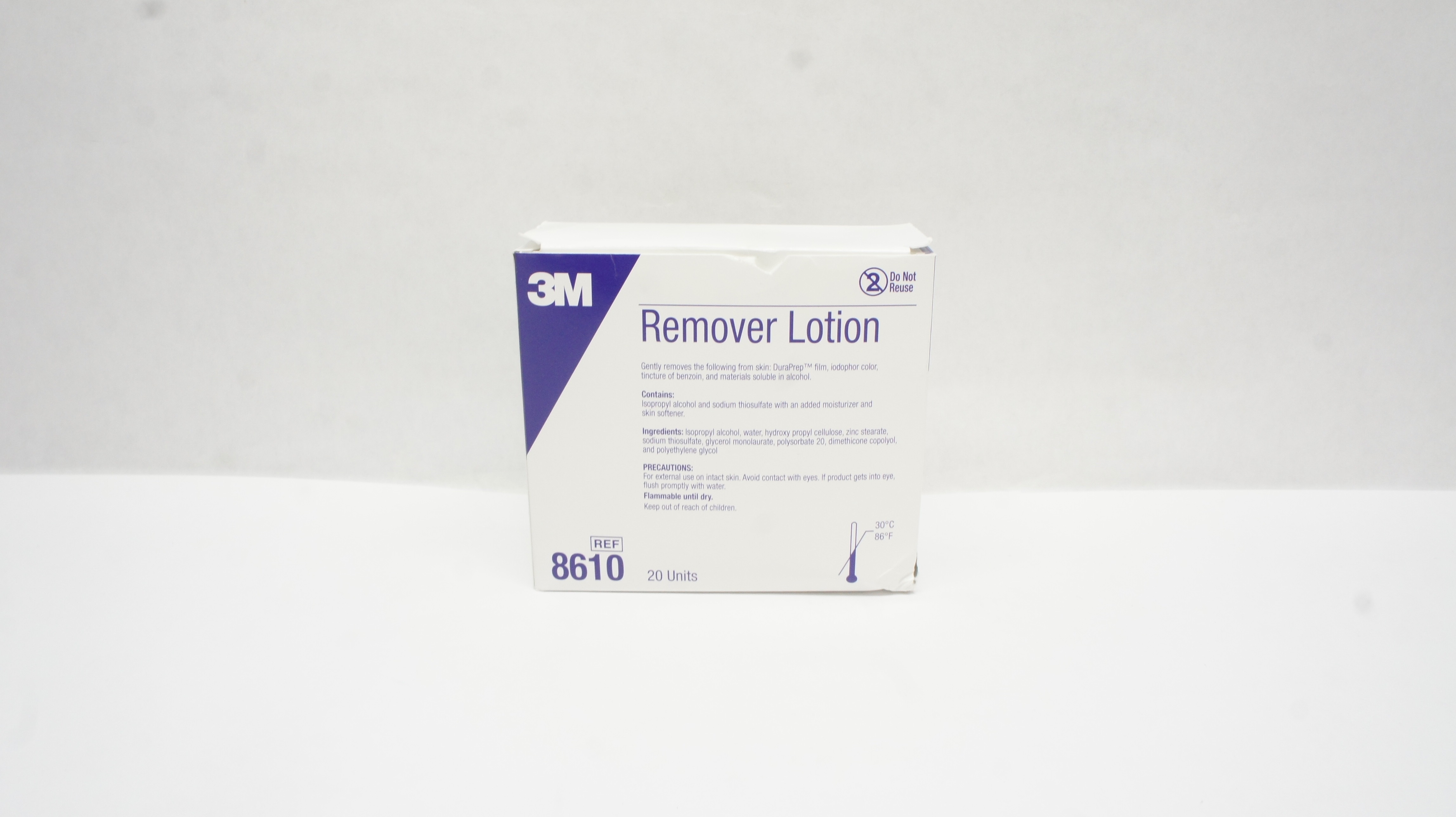 3M 8610 Remover Lotion - Box of 20 (x)