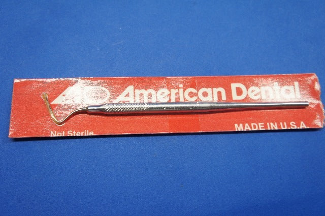 American Dental Probe Periodontal Cres Blade Brass Handle Graduated