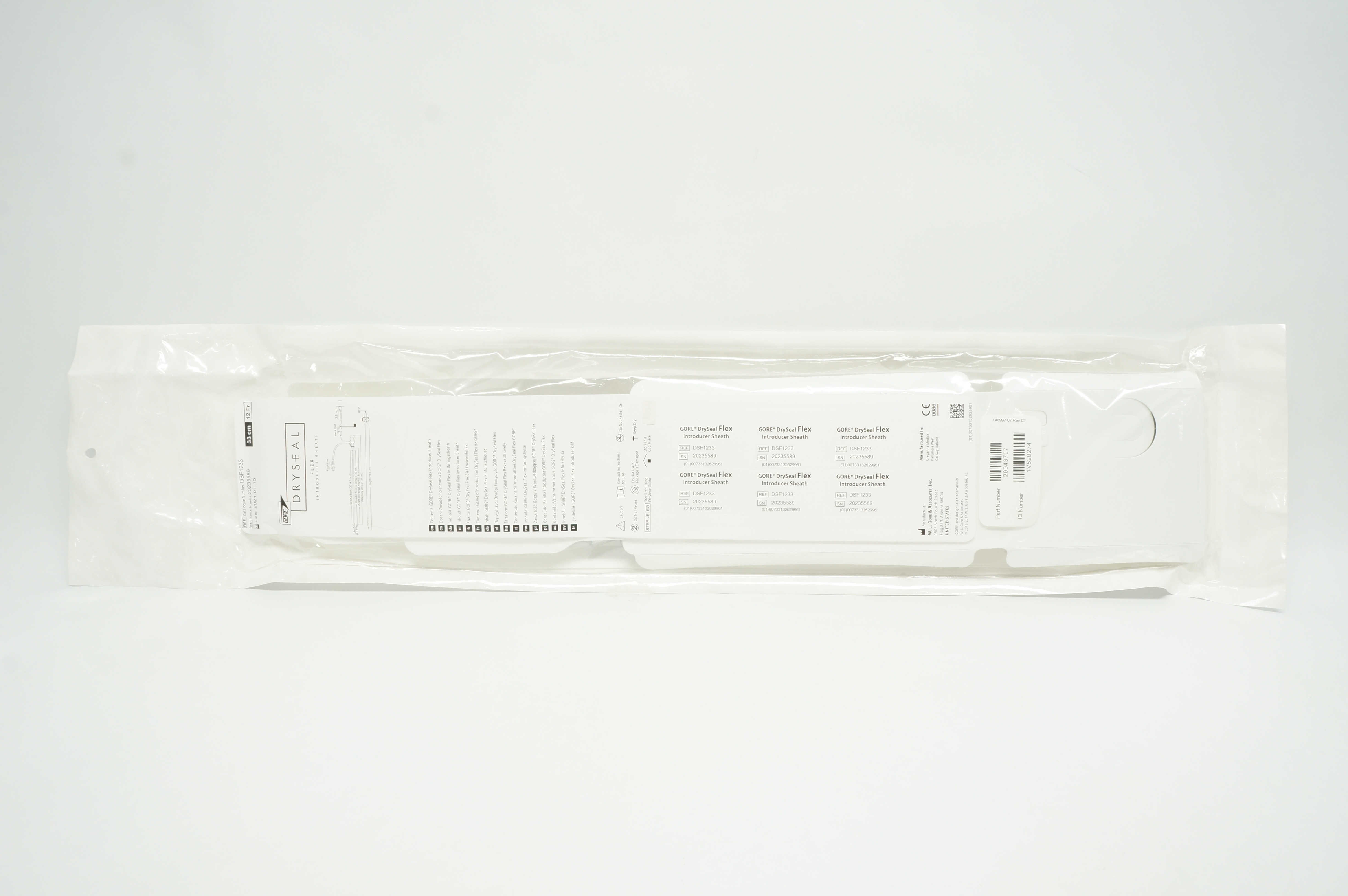 Gore DSF1233 DrySeal Flex Introducer Sheath 33cm x 12Fr (x)