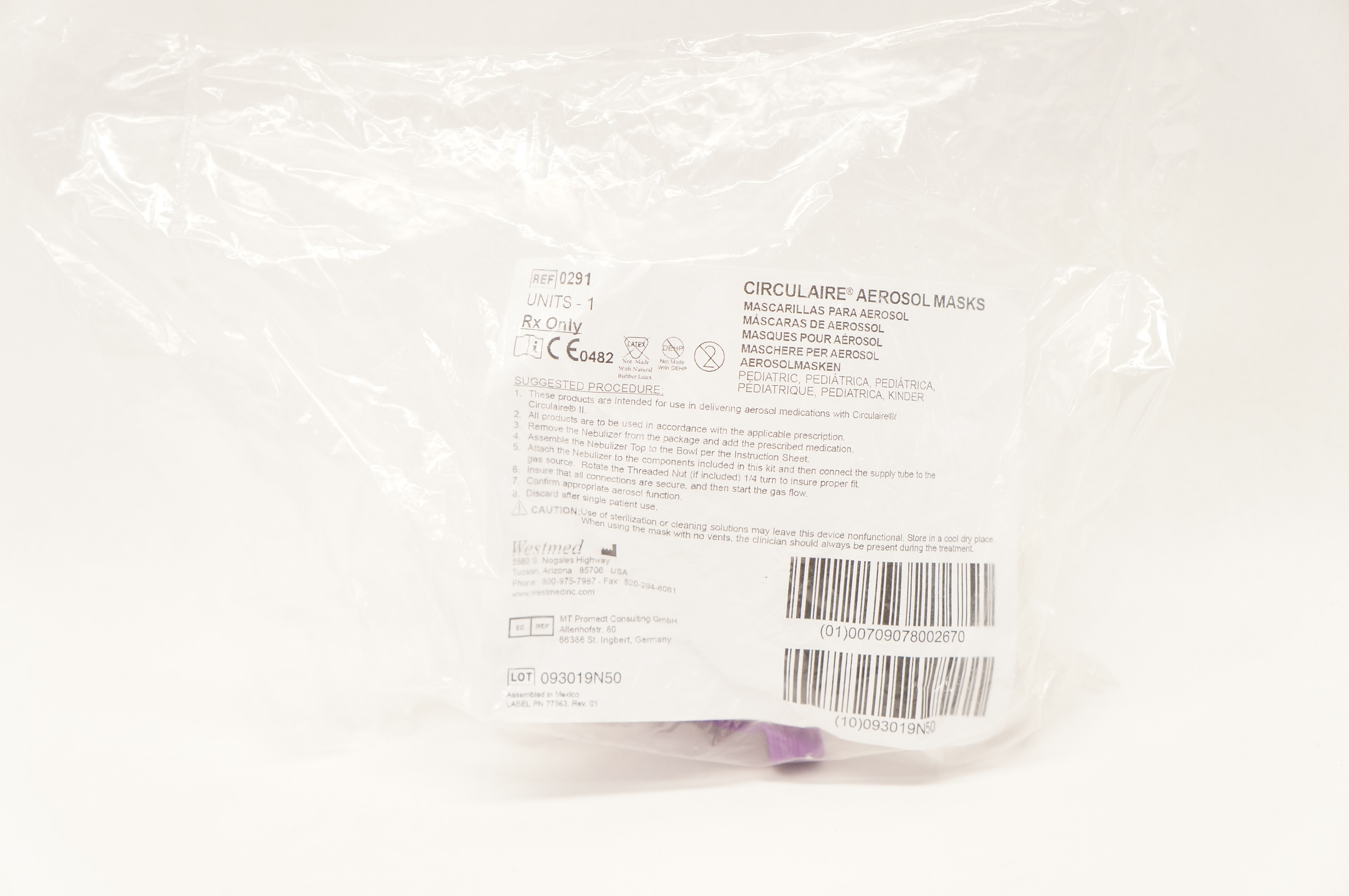 WestMed 0291 Circulaire Aerosol Masks