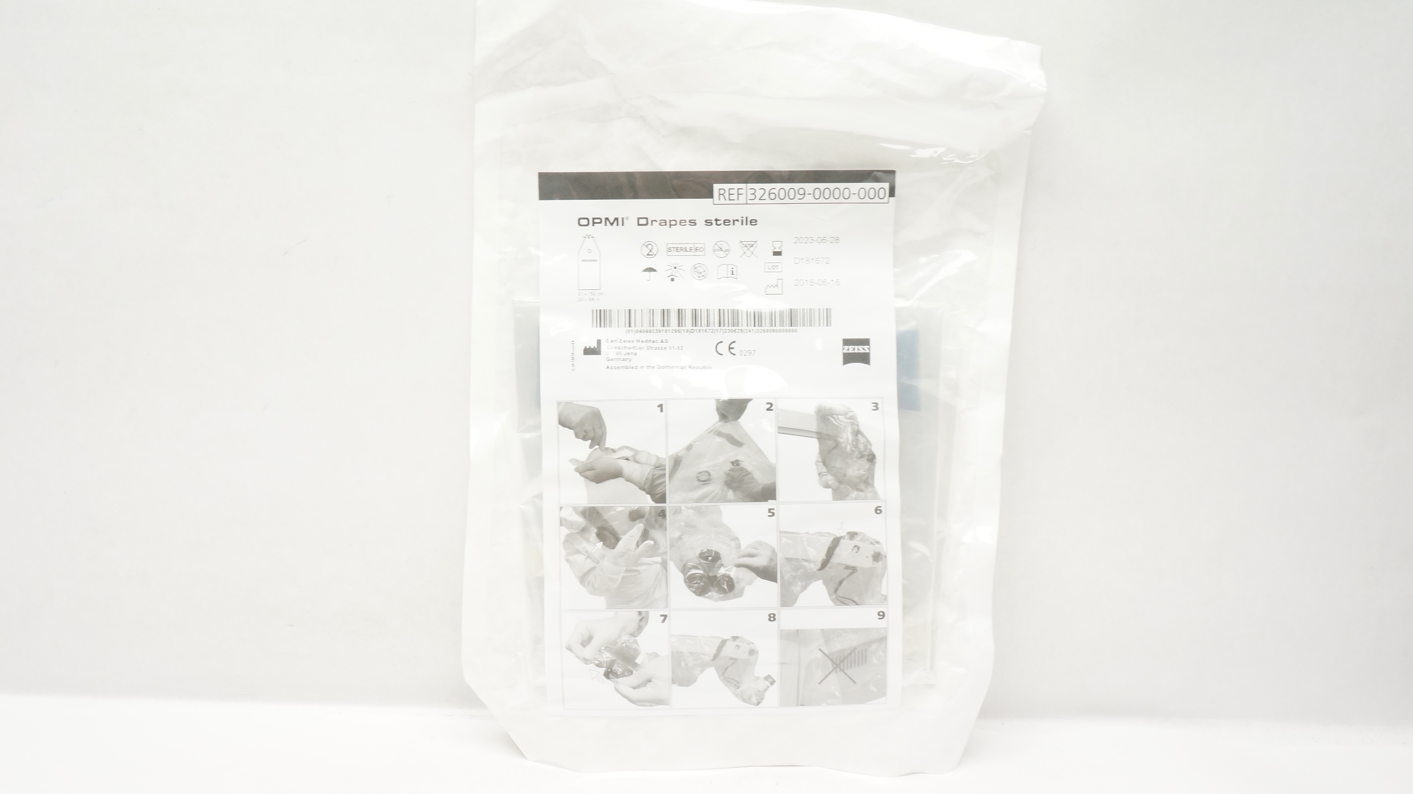Carl Zeiss 326009-0000-000 OPMI Drapes Sterile (x)