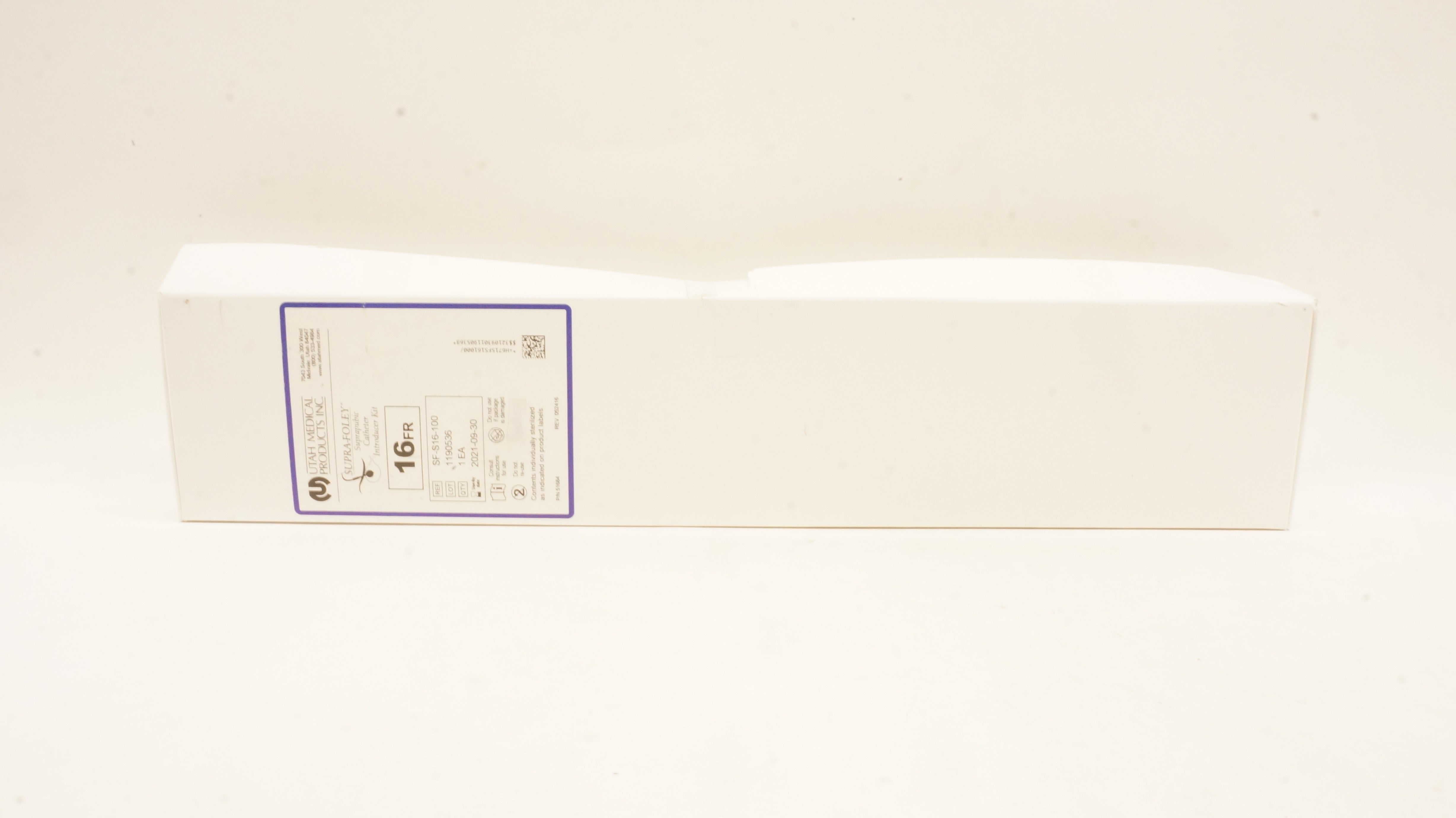 Utah Medical SF-S16-100 Supra-Foley Suprapubic Cath. Introducer Kit 16Fr (x)