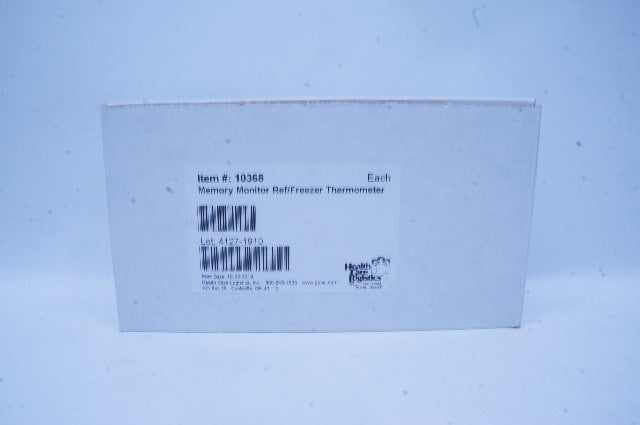 Health Care Logistics 10368 Memory Monitor Ref/Freezer Thermometer