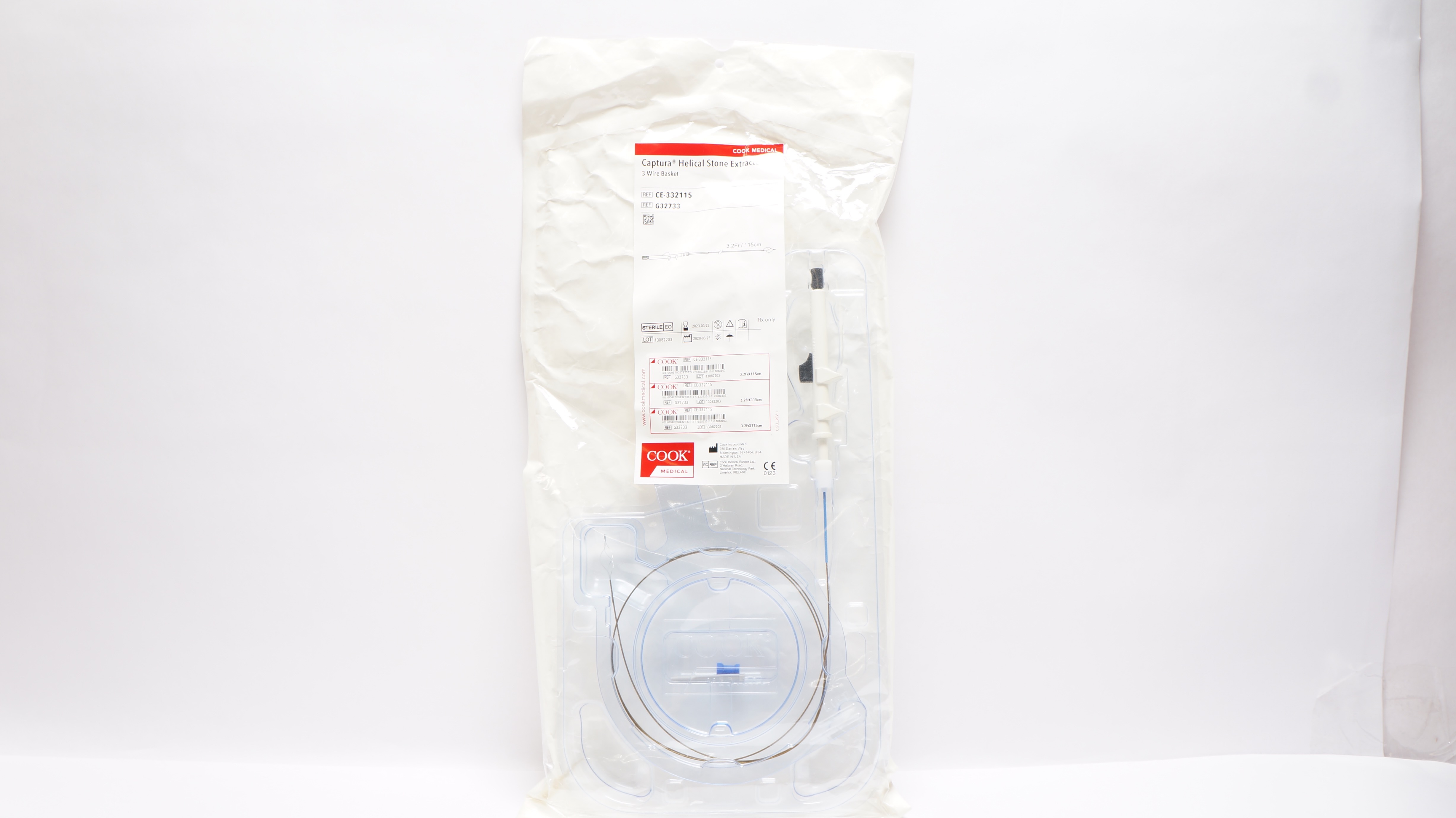 Cook Medical G32733 Captura Helical Stone Extractor 3.2Fr / 115cm (x)