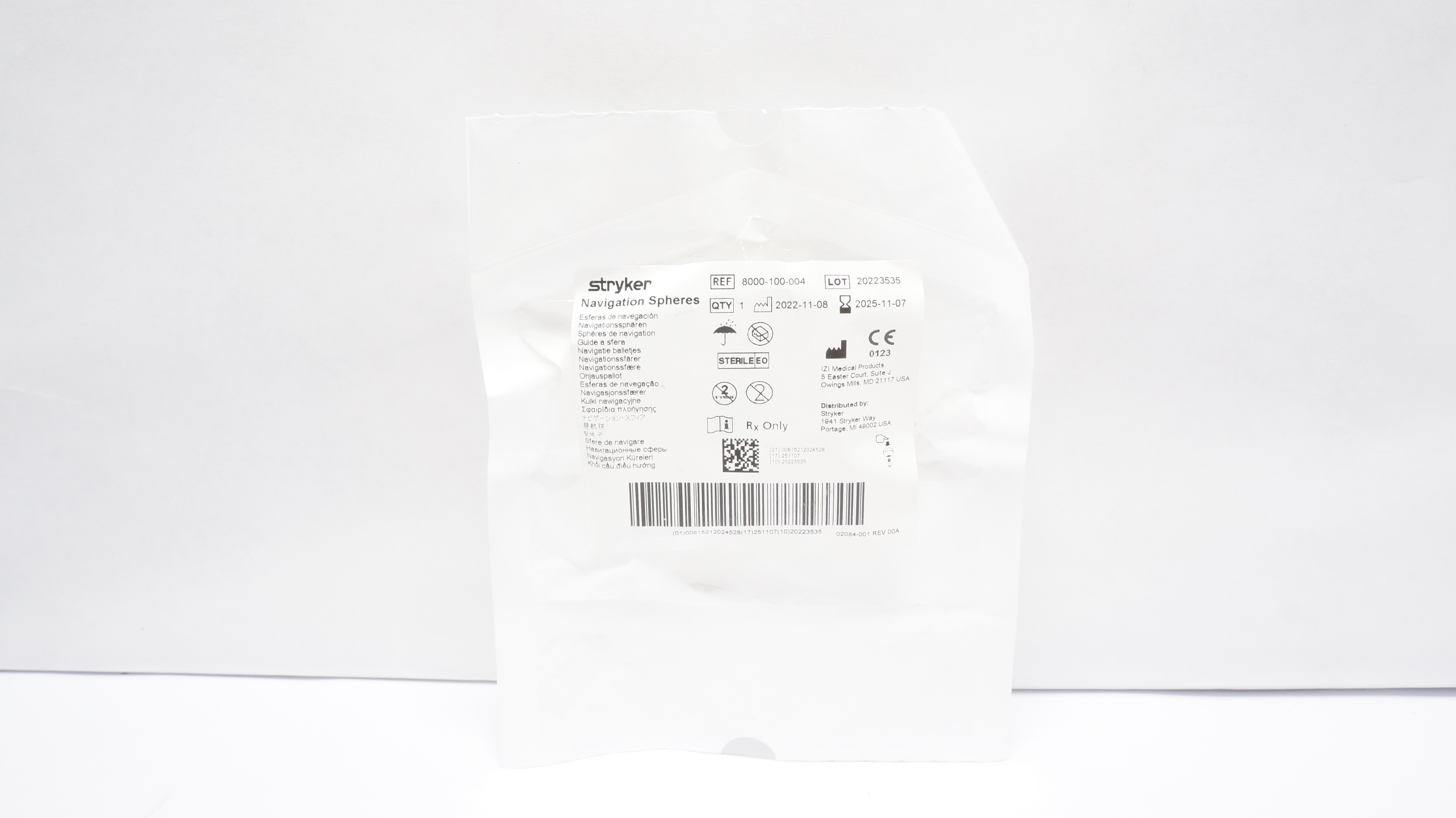 IZI Medical 8000-100-004 Stryker Navigation Spheres
