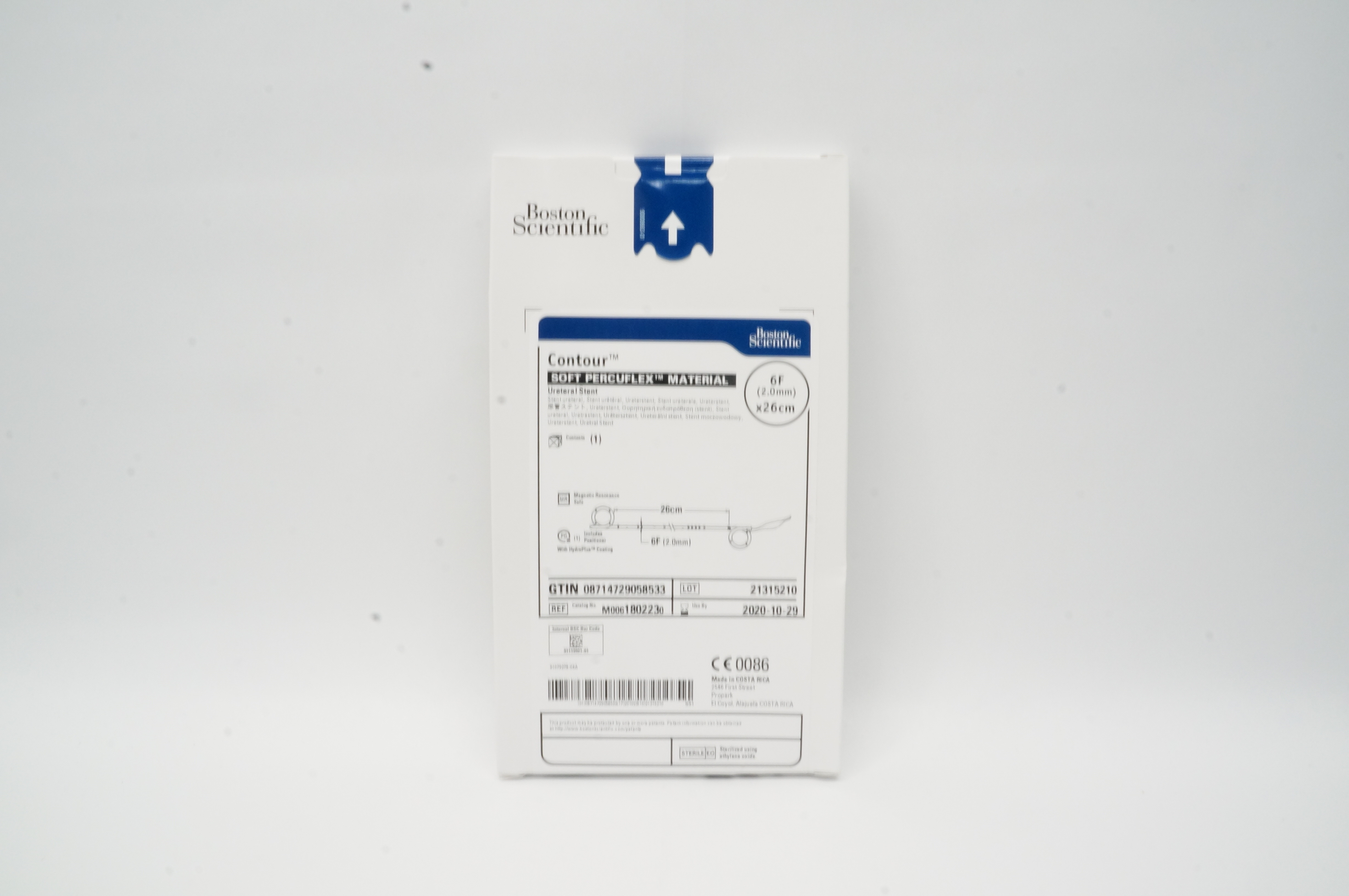Boston Scientific 180223 Soft Percuflex Material, Ureteral Stnt 6F x 26cm (x)