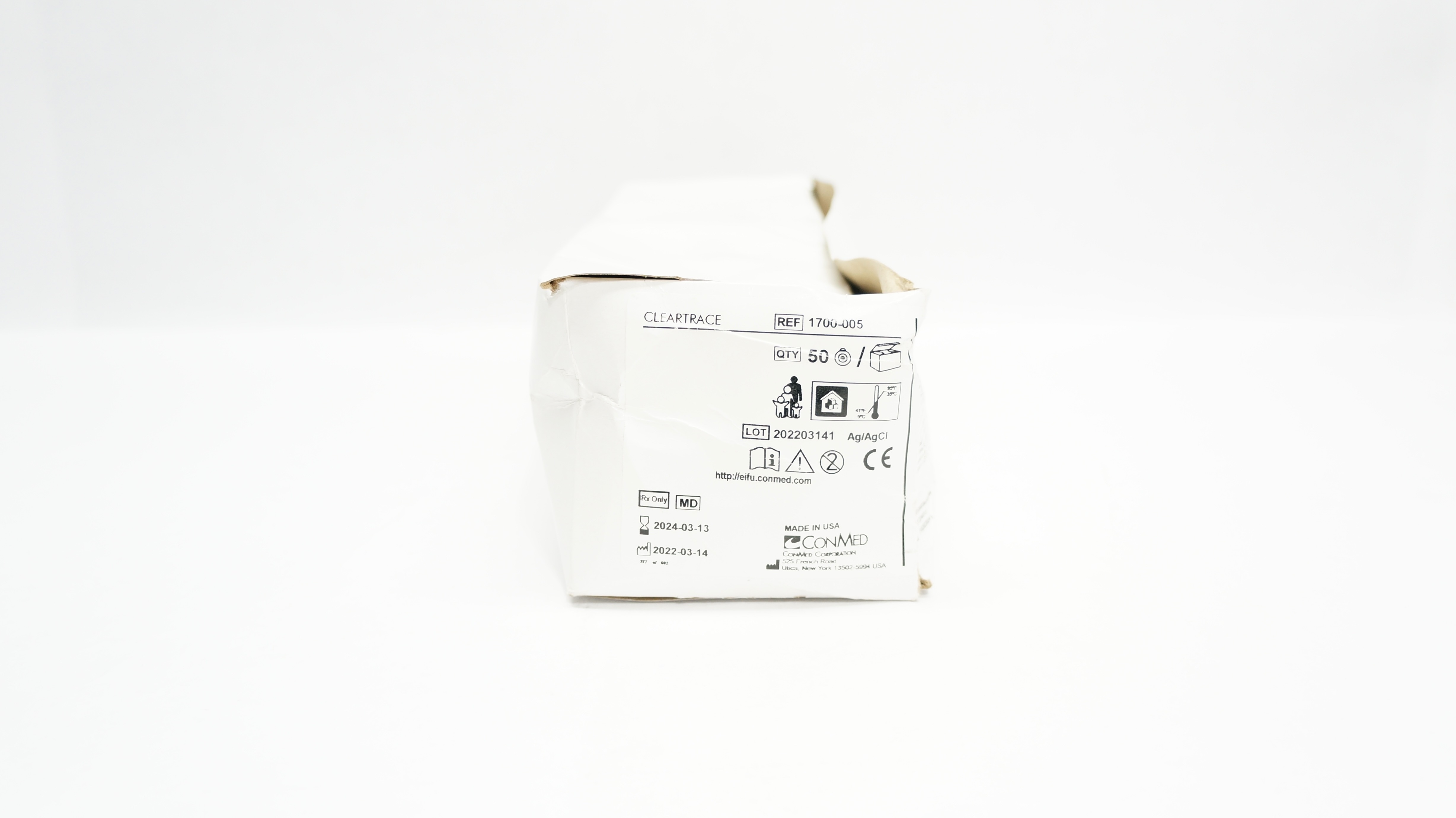 ConMed 1700-005 Cleartrace Adult ECG Electrode - Box of 9