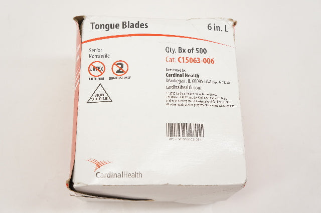 Cardinal Health C15063-006 Tingue Blades 6inch Length - Box of 500