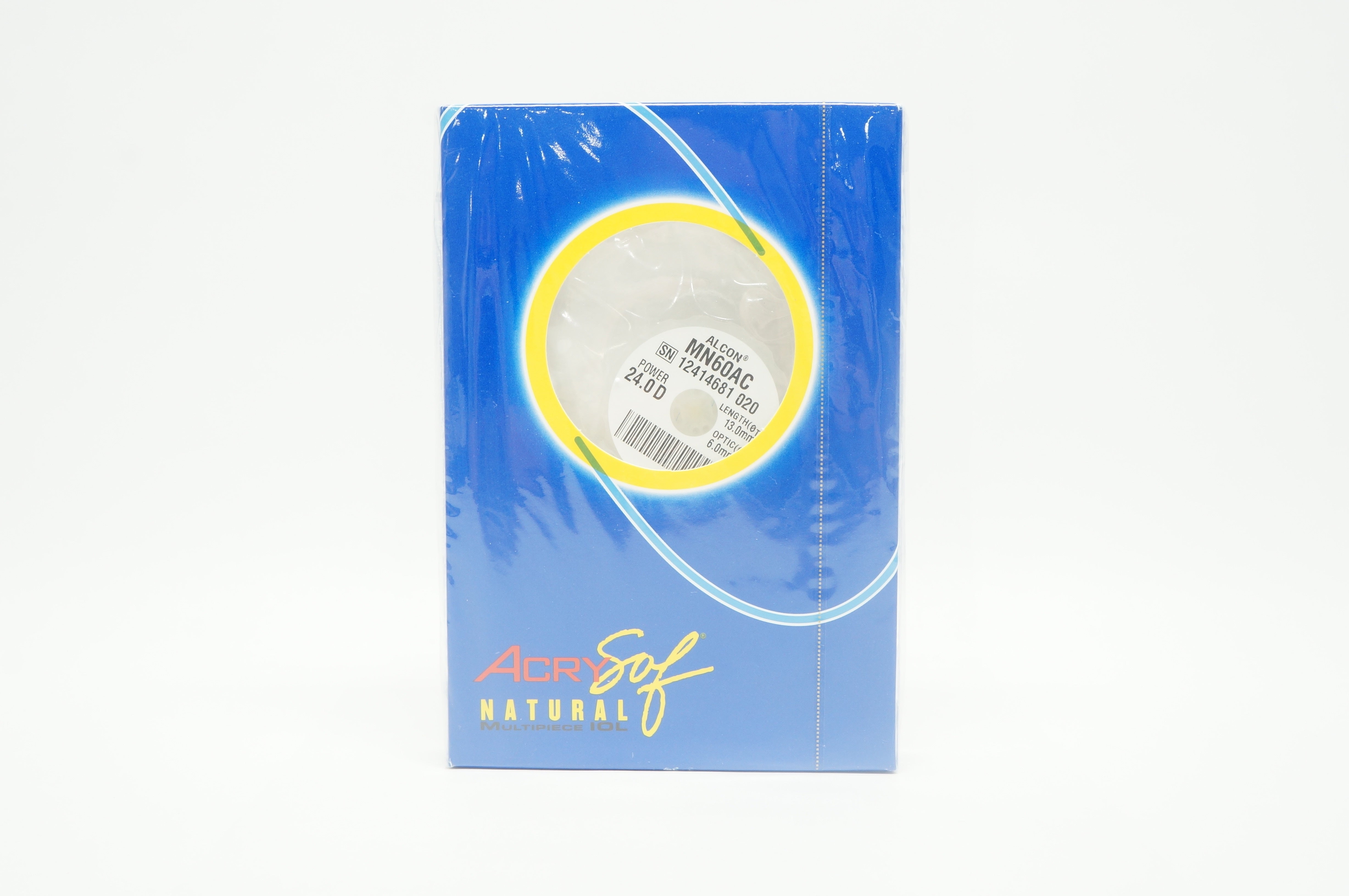 AcrySof IQ MN60AC Alcon Aspheric Natural Multipiece IOL 24.0D x 13.0 mm (x)
