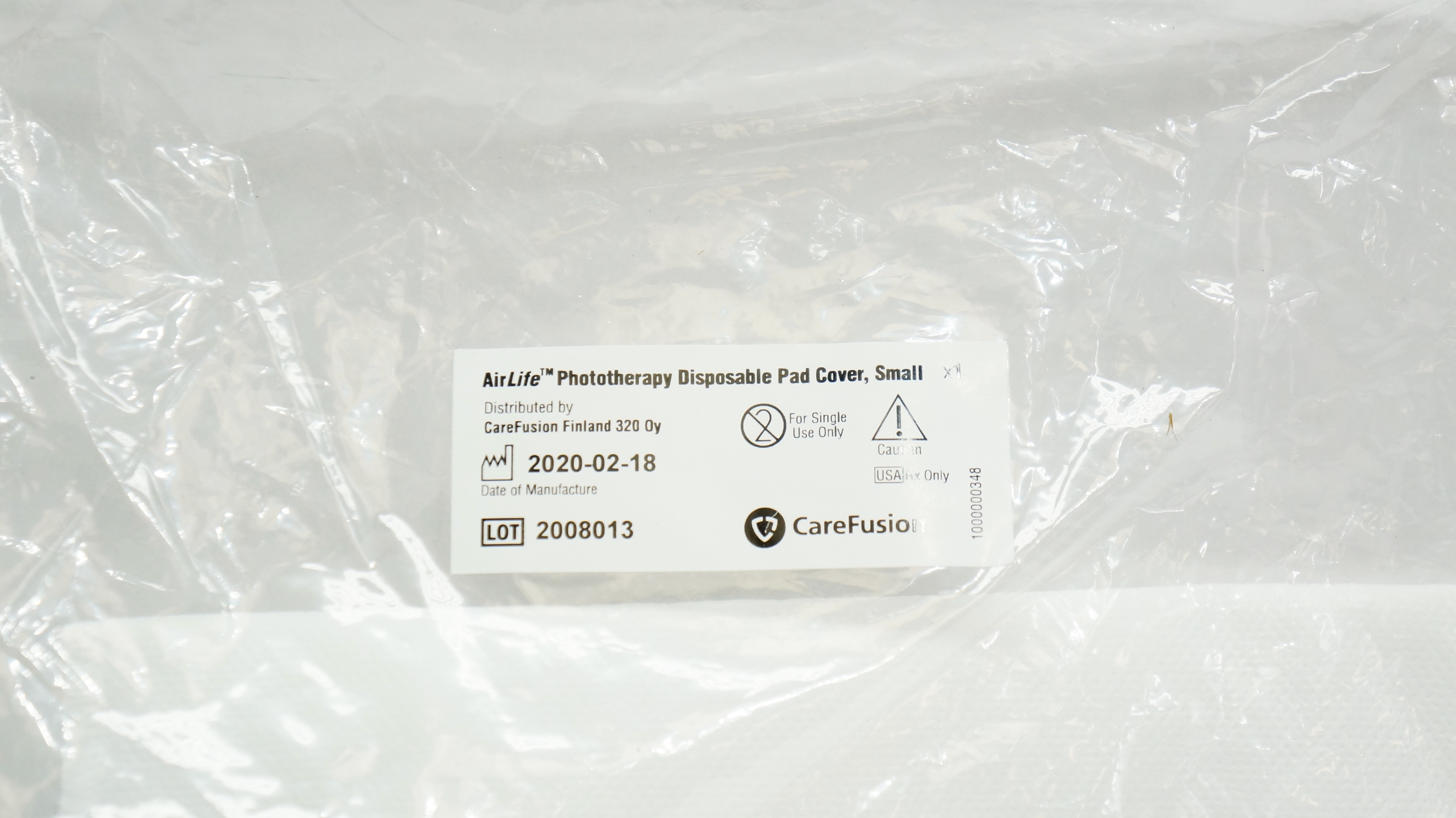 CareFusion AirLife Phototherapy Disposable Pad Cover, Small