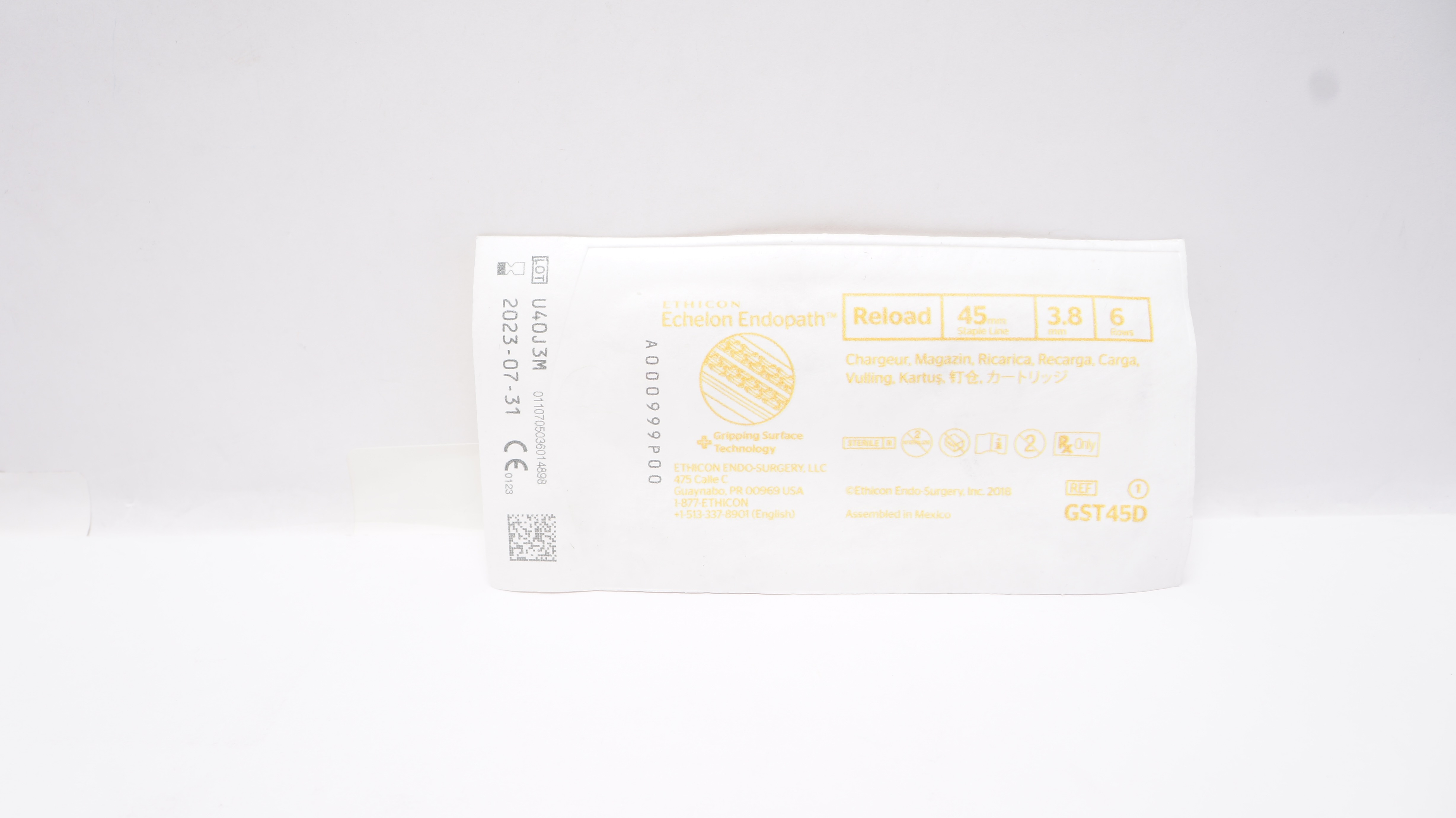 Ethicon GST45D Echelon Endopath Reload 45mm x 3.8mm 6 Rows (x)