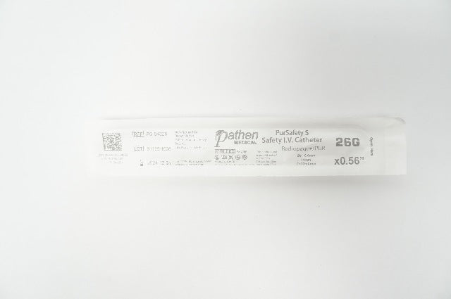 Pathen Medical PS-84326 Safety I.V. Cath. Radiopaque/PUR26G x0.56in