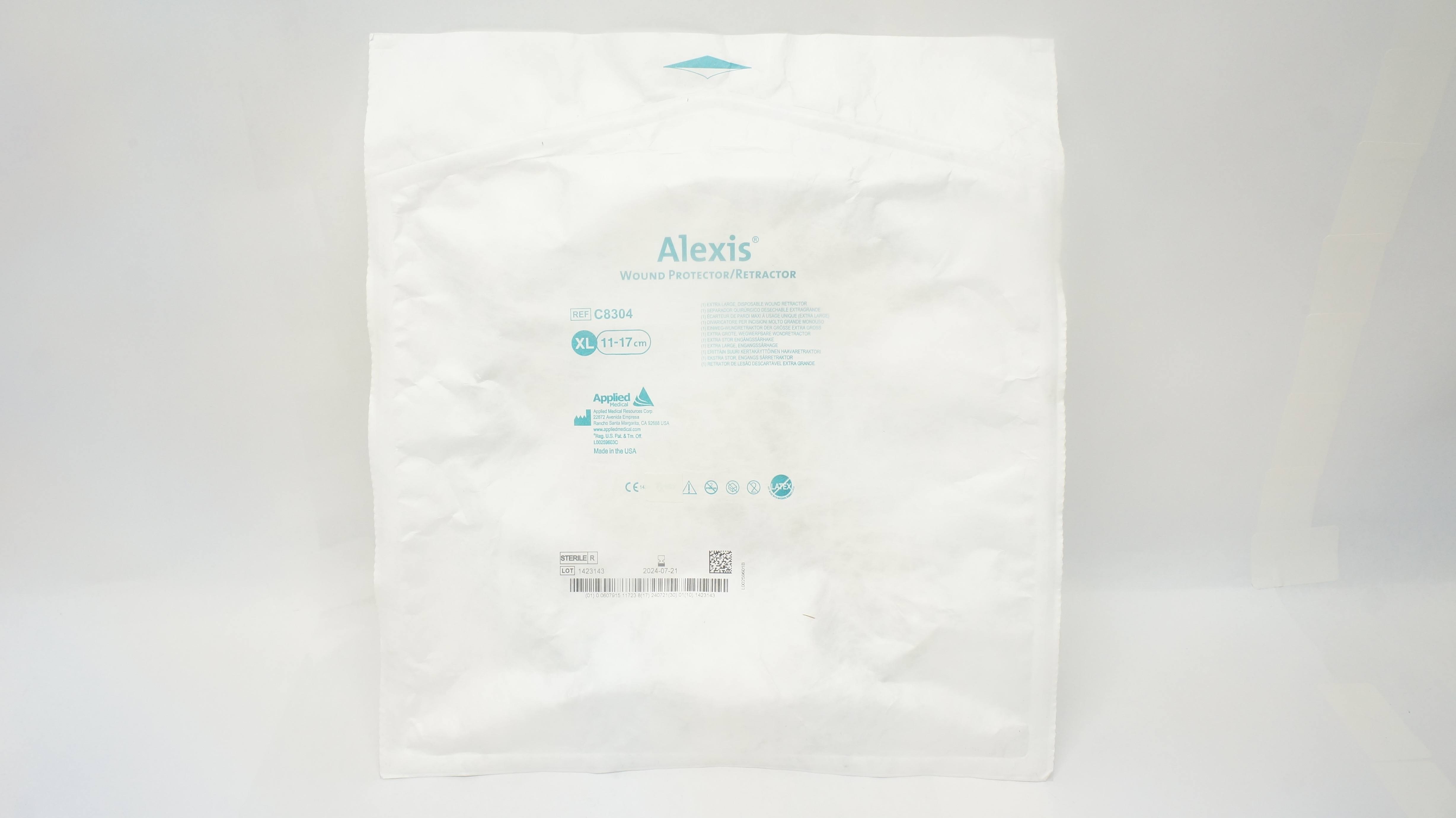 Applied Medical C8304 Alexis Wound Protector / Retractor X-Large 11-17cm