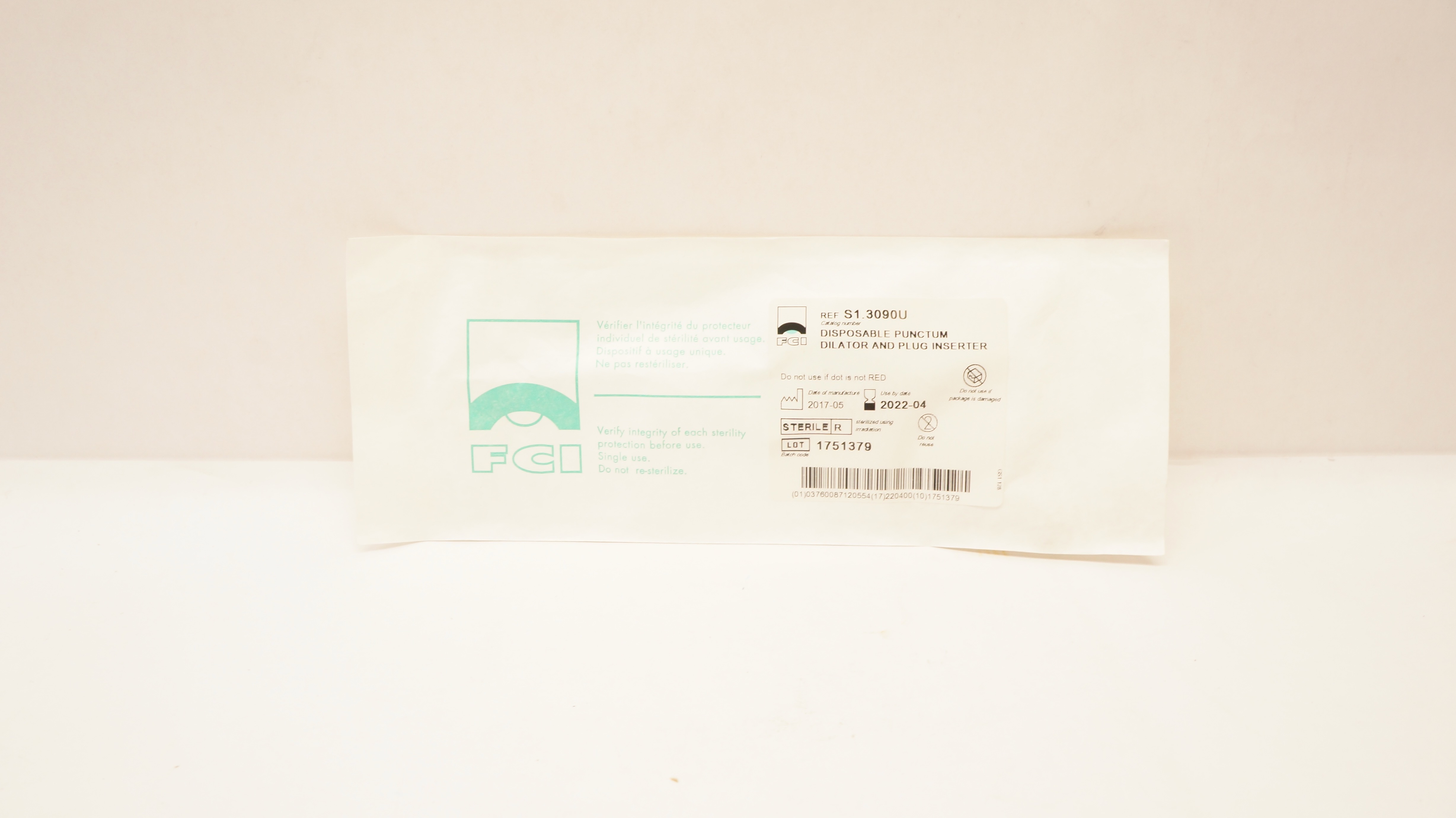 FCI S1.3090U Disposable Punctum Dilator and Plug Inserter (x)