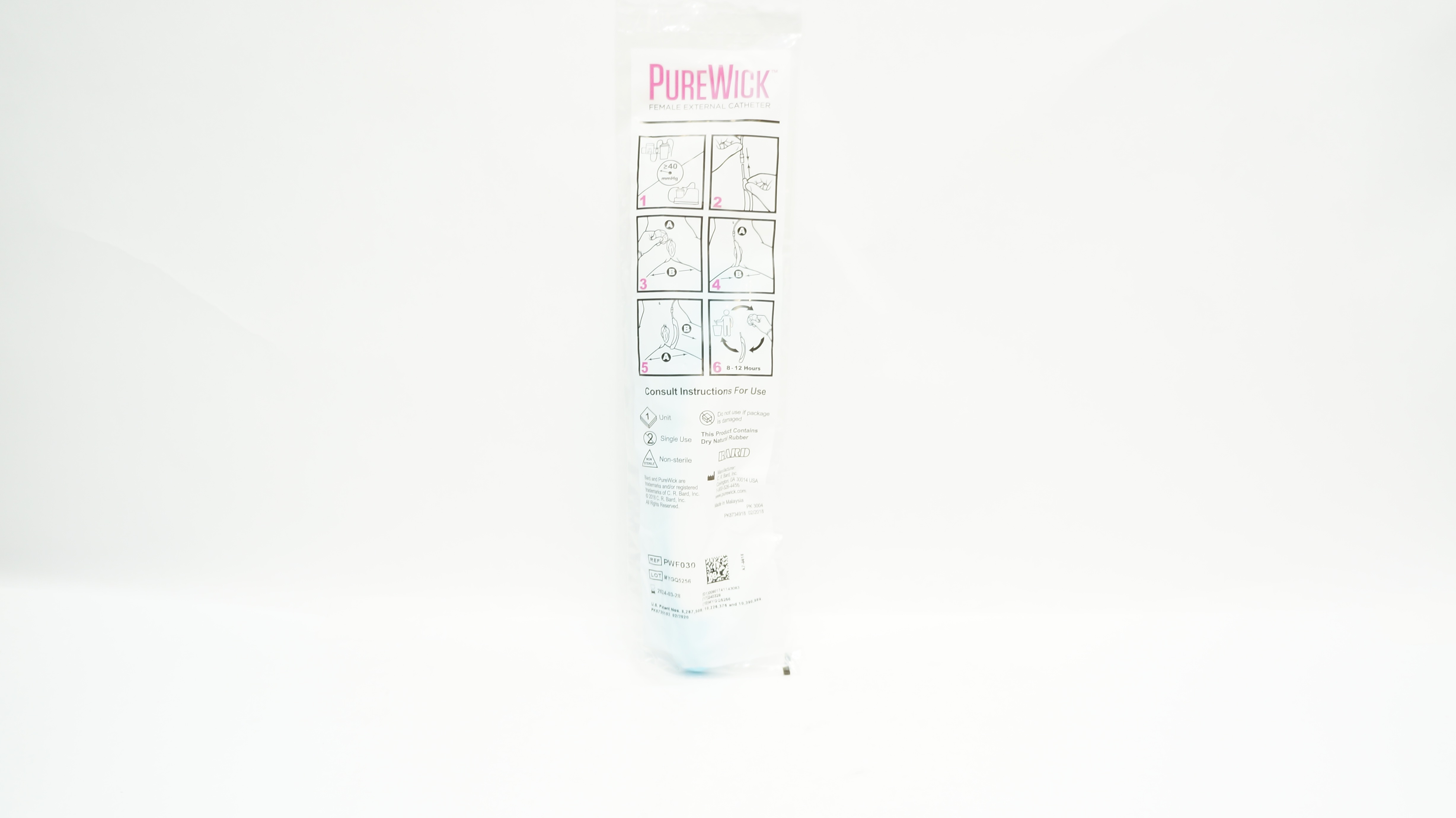 Bard PWF030 PureWick Female External Cath. ≥40mmHg