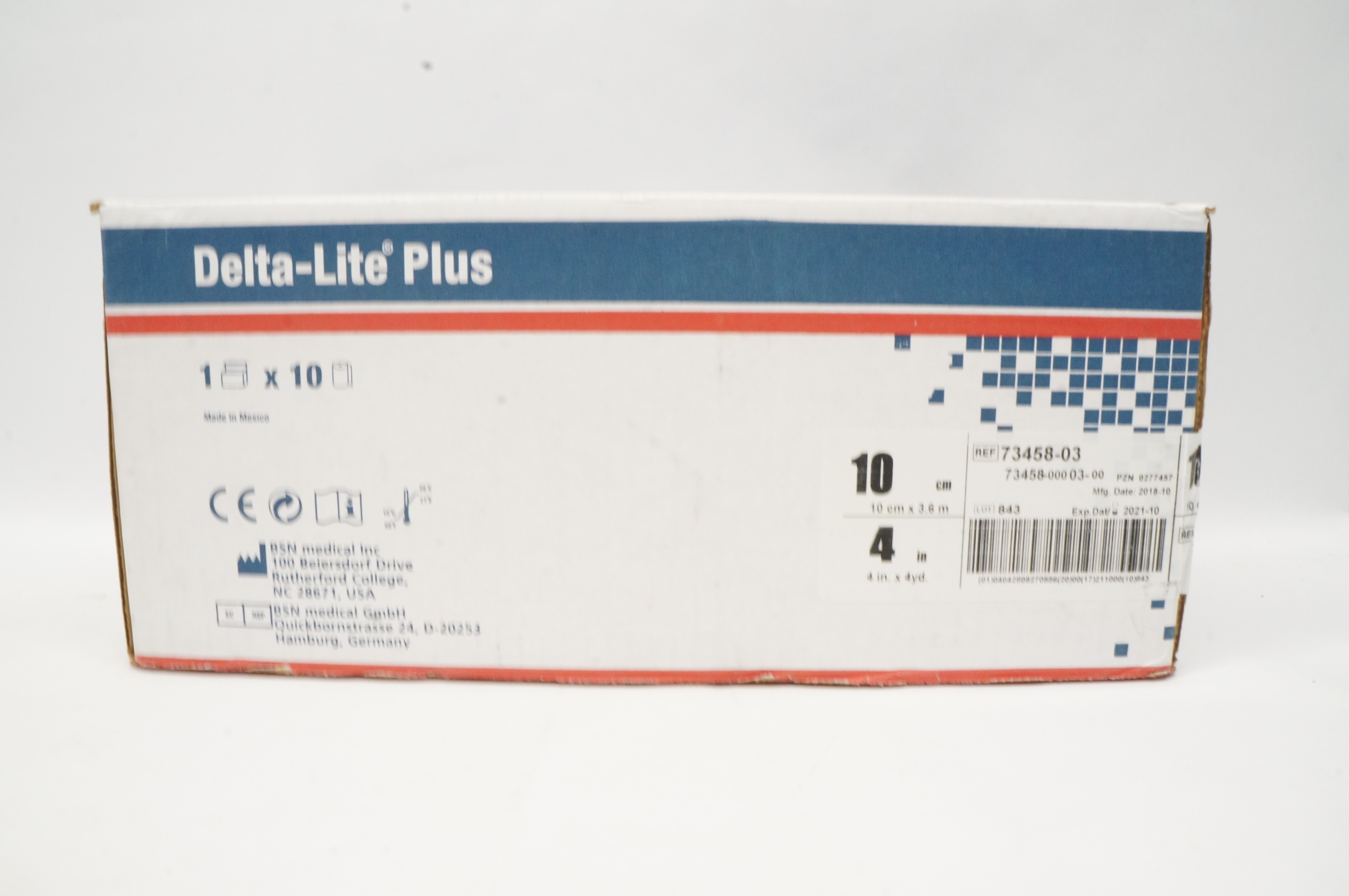 BSN 73458-03 Delta-Lite Plus Fiberglass Cast Tape 4 inch x 4yd. - Box of 10