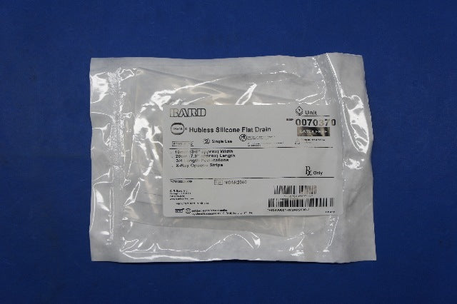 Bard 0070370 Hubless Silicone Flat Drain