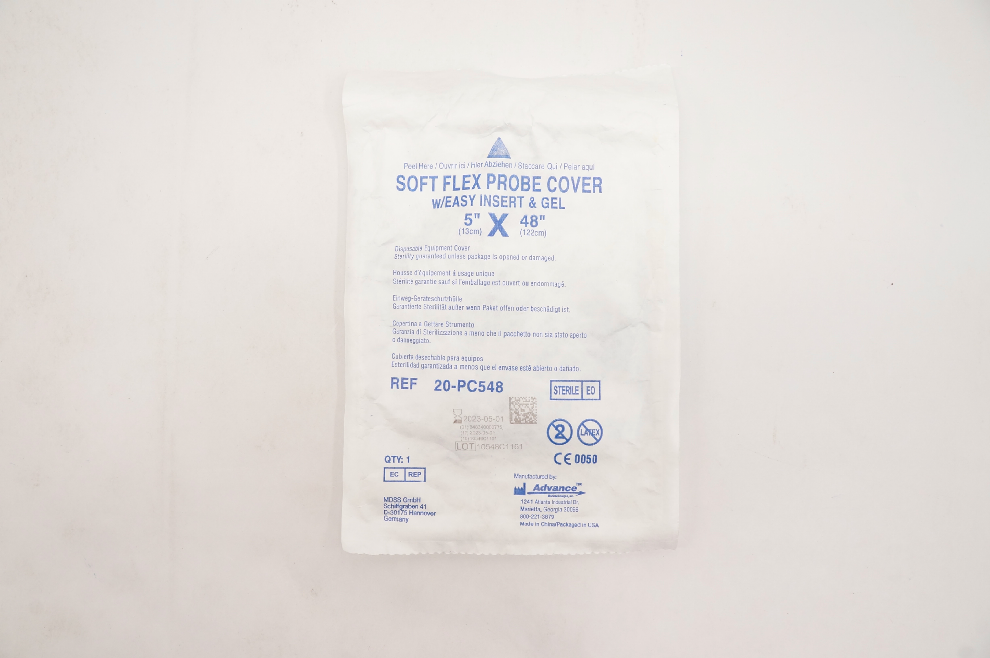 Advance 20-PC548 Soft Flex Probe Cover 5Inch x 48Inch