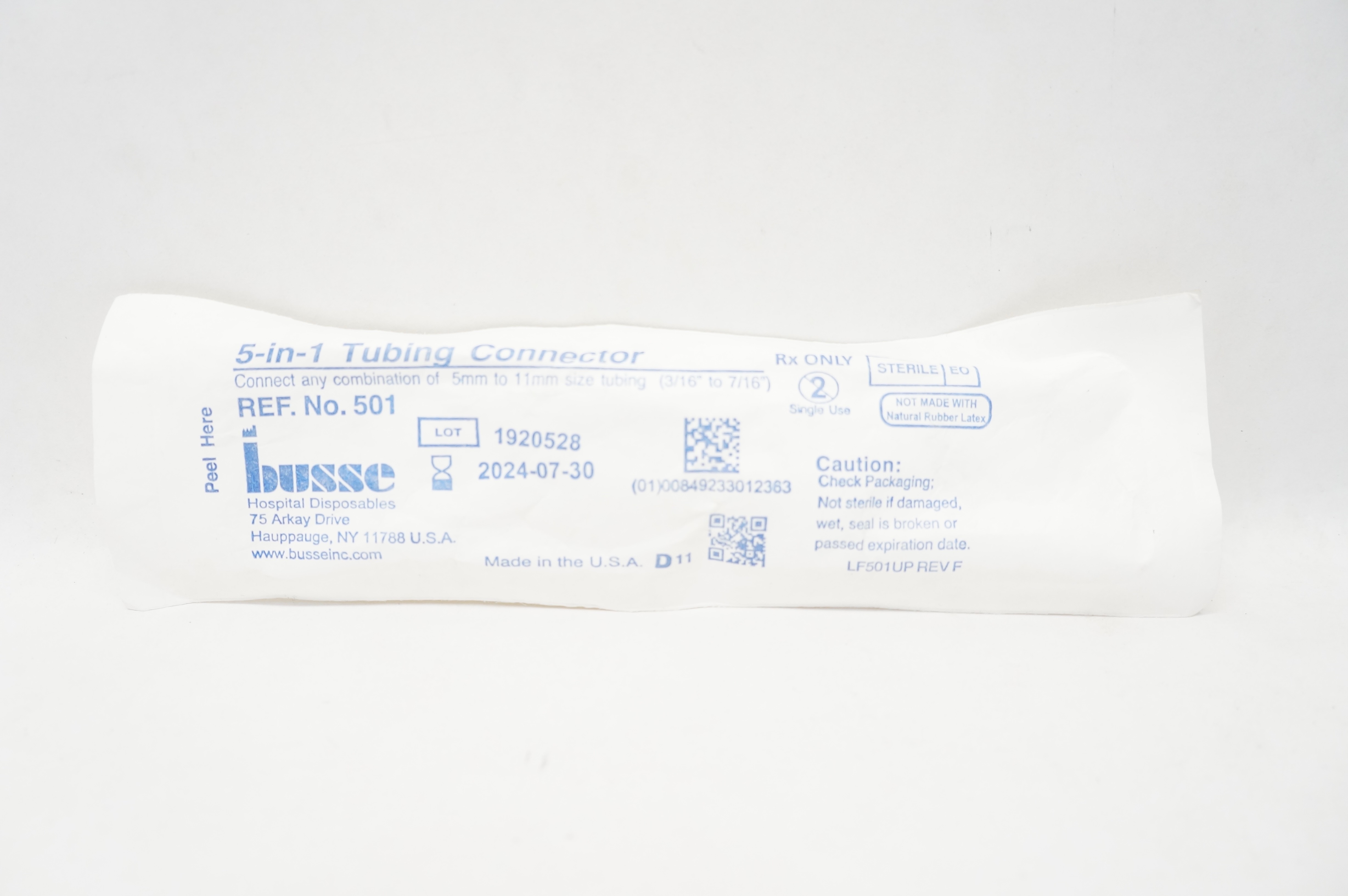 Busse 501 5-in-1 Tubing Connector