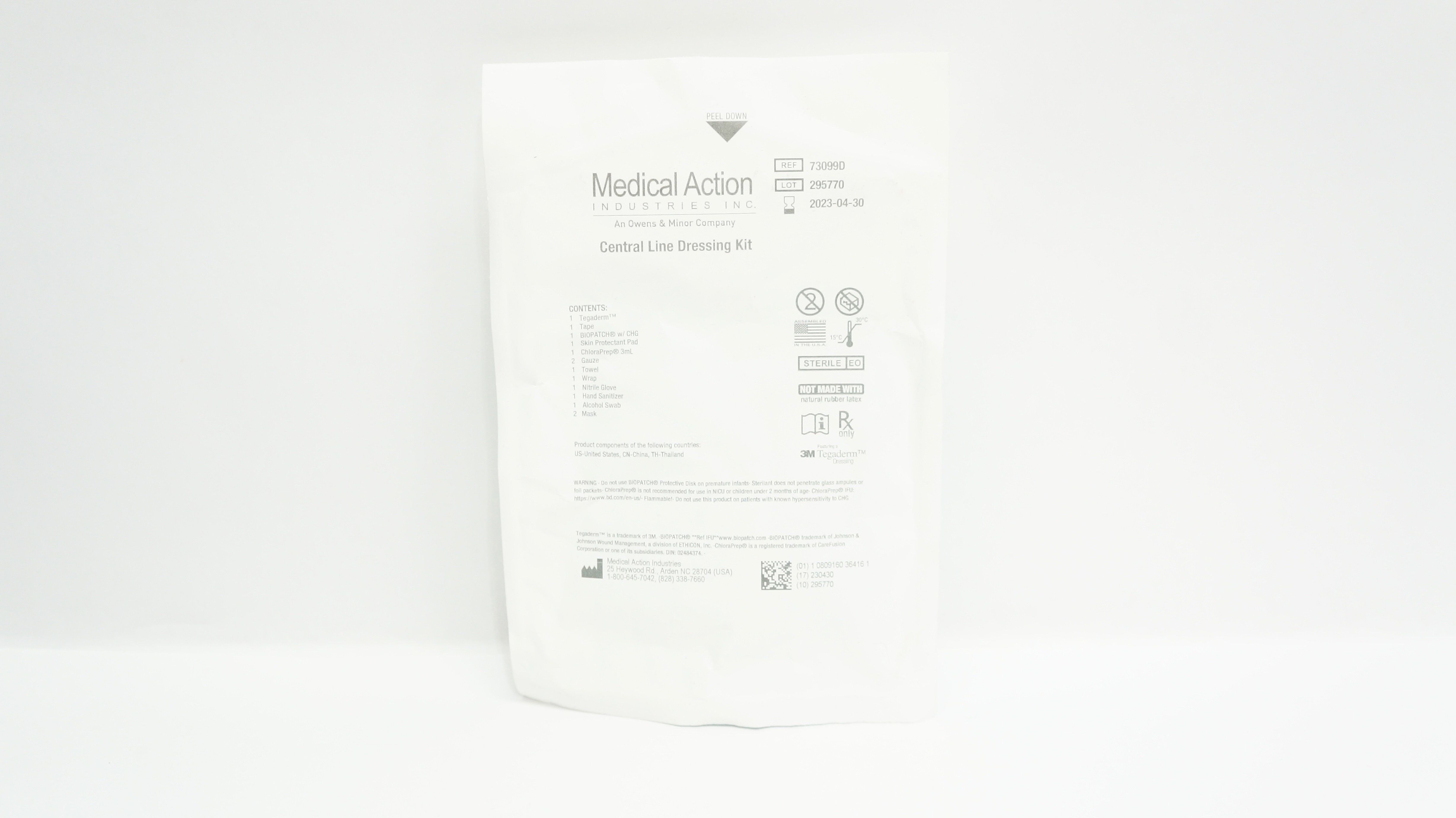 Medical Action 73099D Central Line Dressing Kit (x)