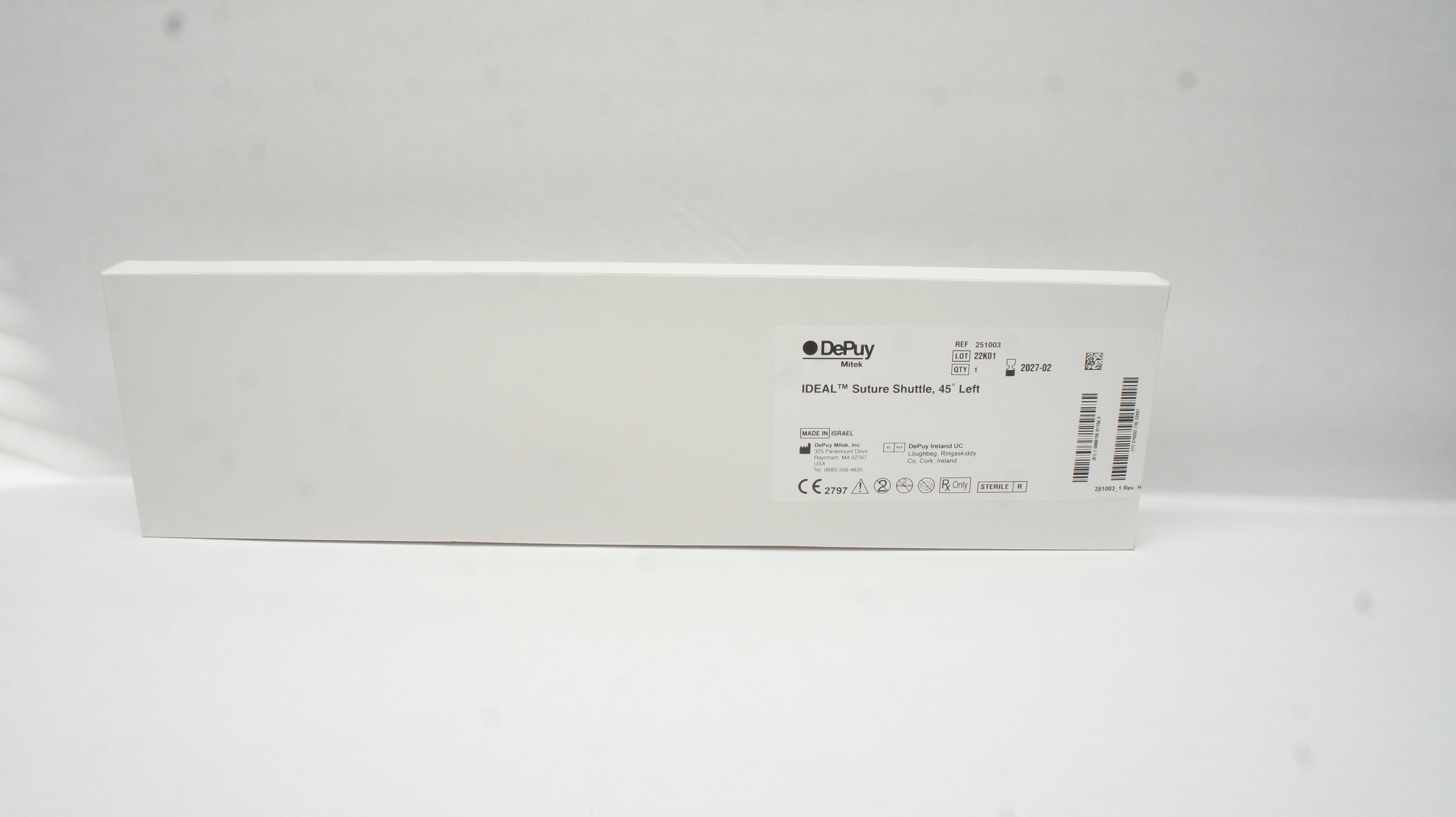 DePuy 251003 Ideal Stre Shuttle, 45Degree Left
