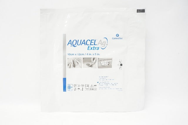 ConvaTec Aquacel Ag Extra Hydrofiber Wound Dressing 4inch x 5inch (x)