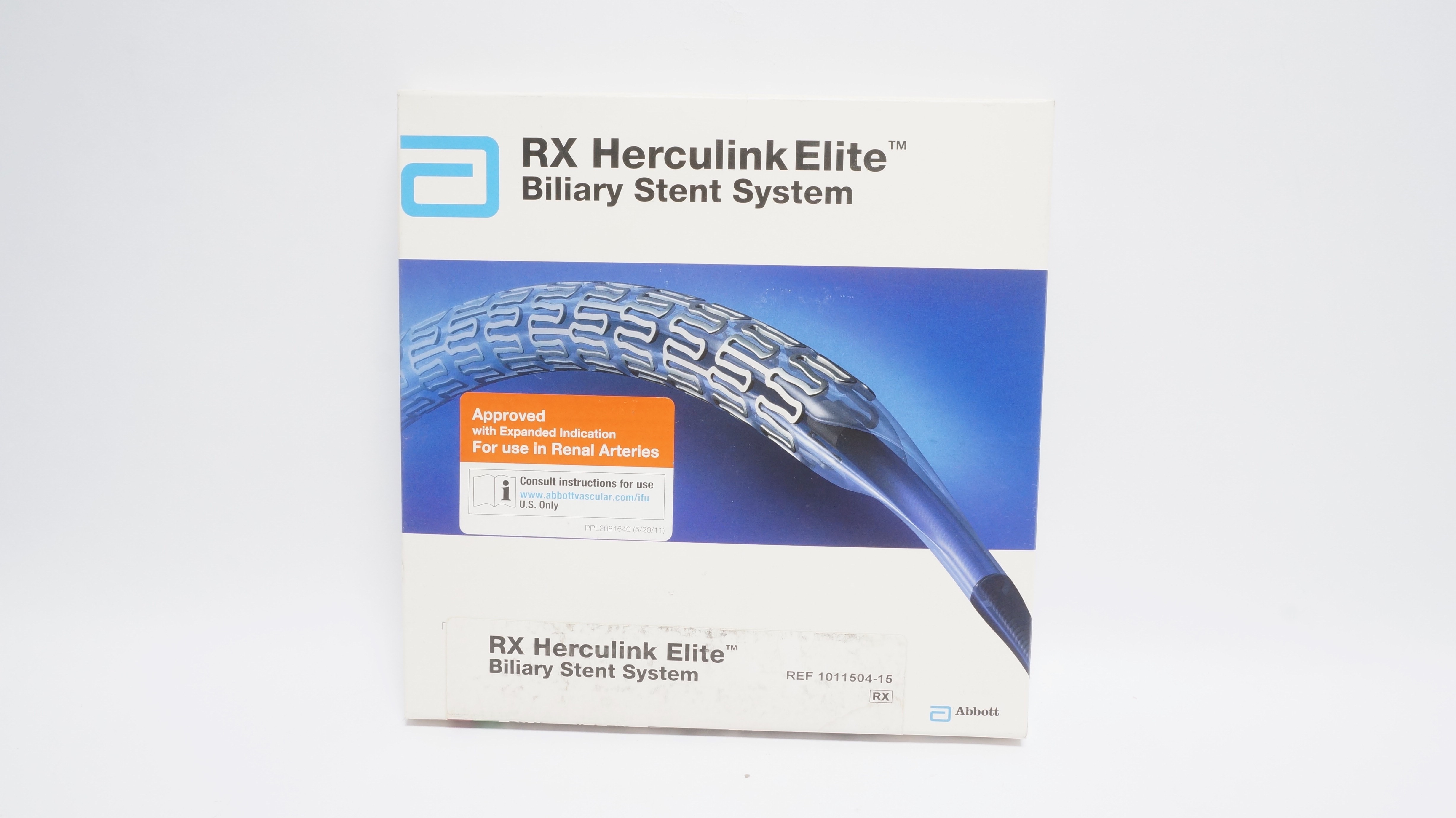 Abbott 1011504-15 RX Herculink Elite Biliary Stent System 6F x 5F (x)