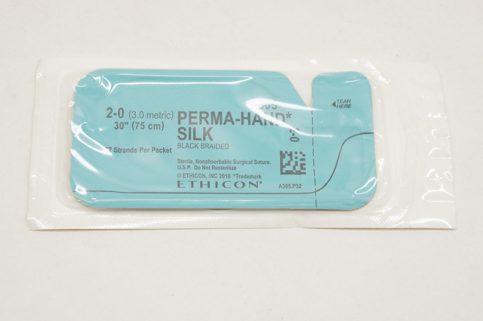 Ethicon A305 2-0 PERMA-HAND SILK, 30inch