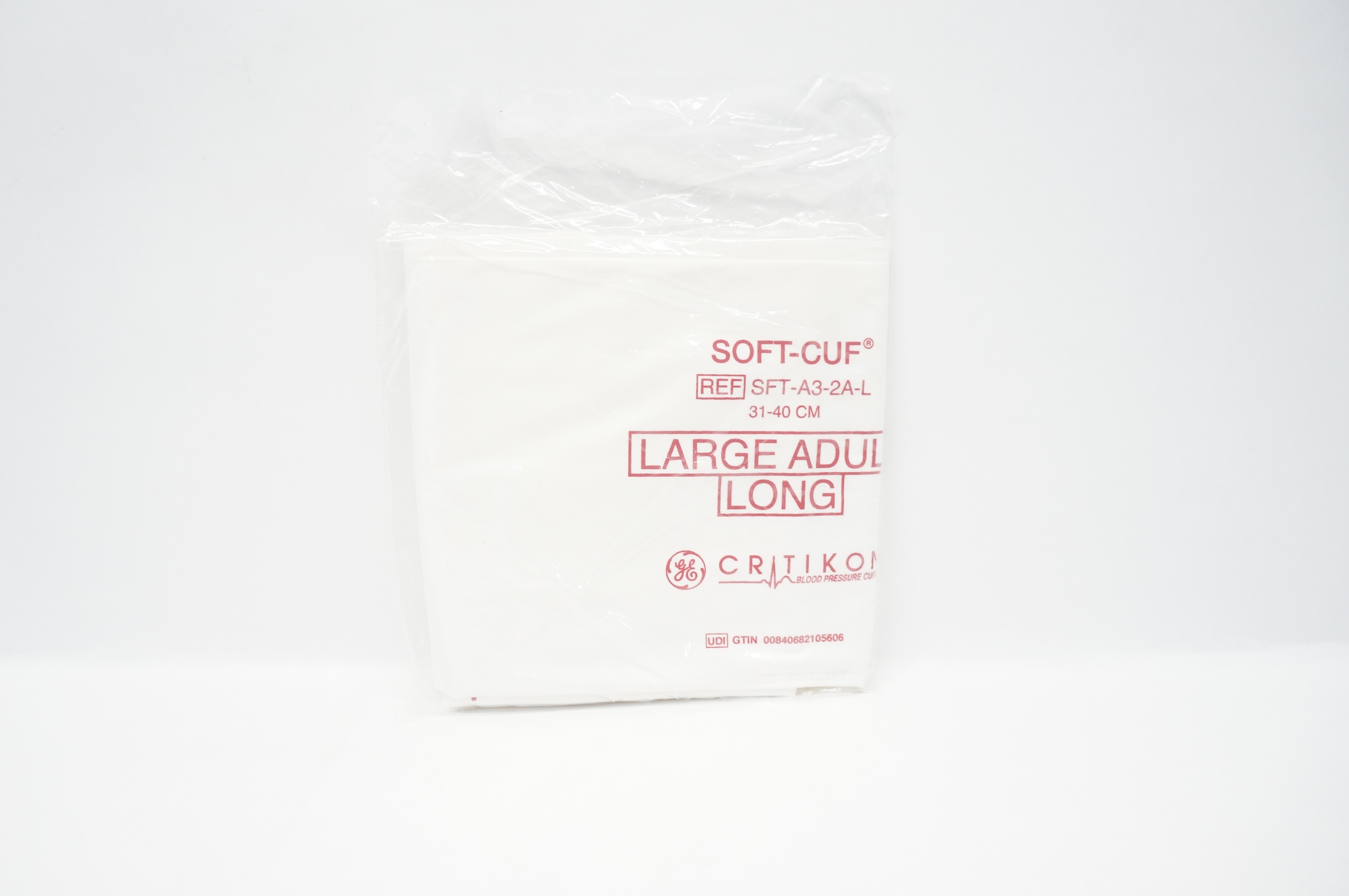 GE SFT-A3-2A-L Soft-Cuf Critikon Blood Pressure Cuffs 31-40cm, Large Adult Long