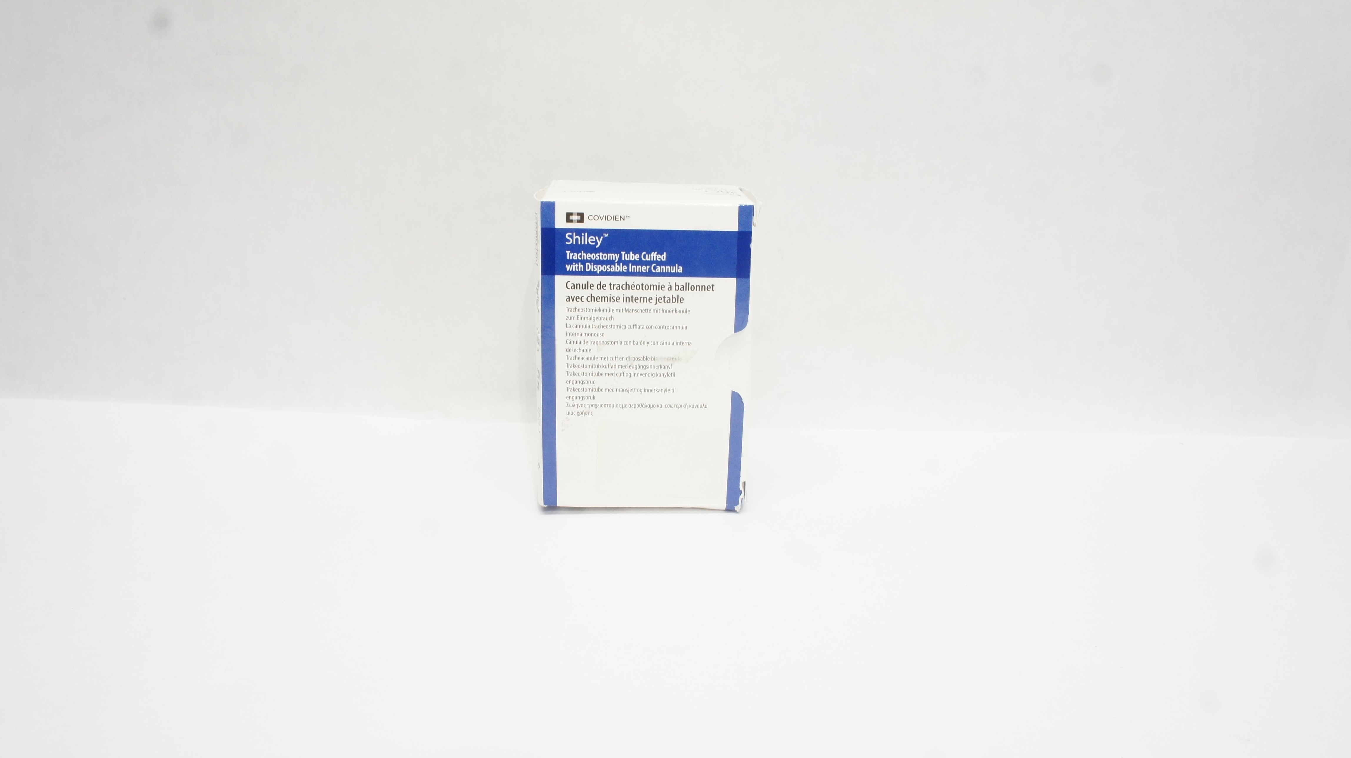 Covidien 4DCT Shiley Tracheostomy Tube w/Inner Cannula 5.0 x 9.4 x 20 x 62mm