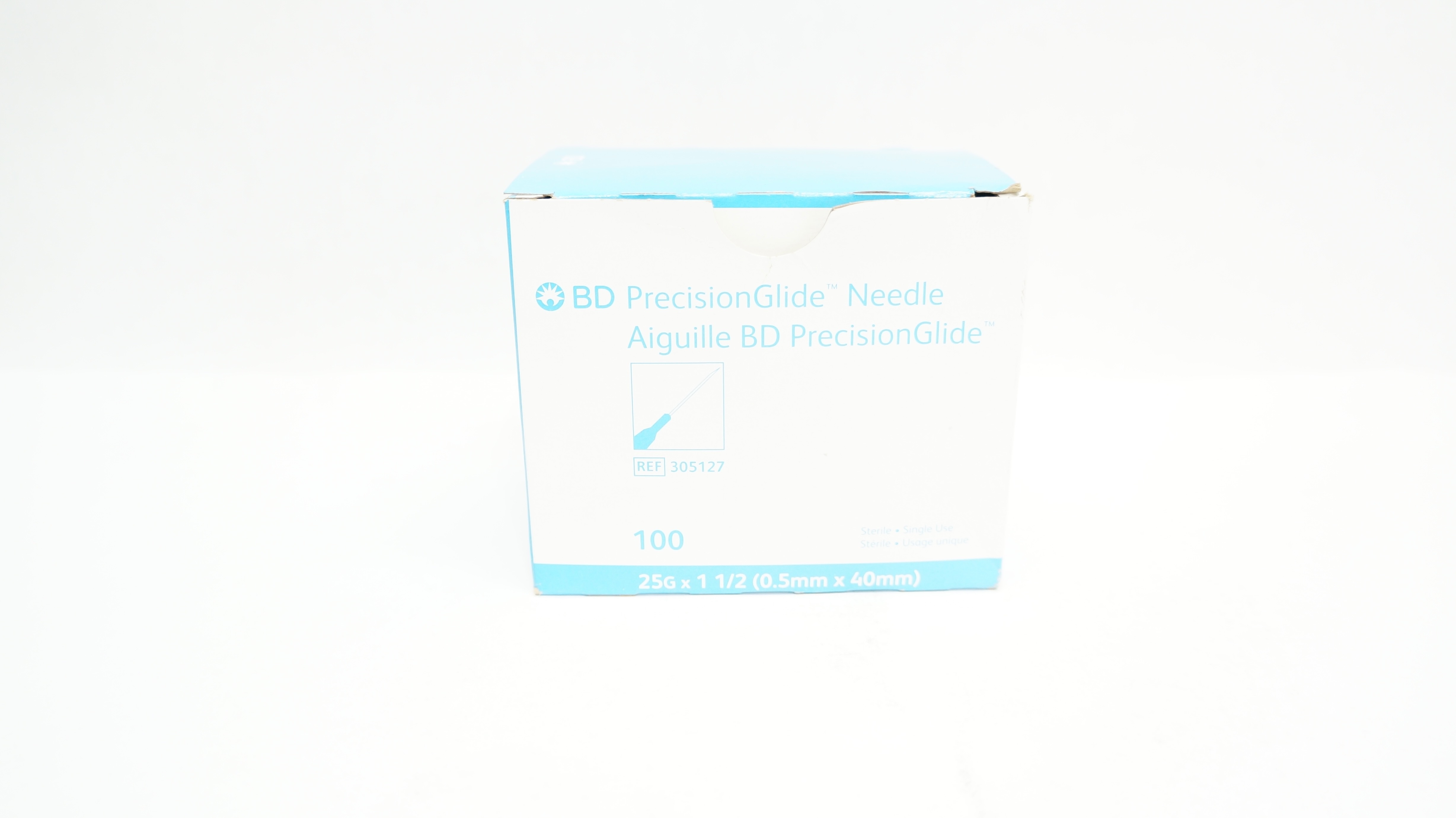 BD 305127 PrecisionGlide Ndle 25G x 1 1/2 - Box of 100