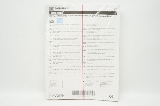 Graphic Controls 2009828-024 Vyaire Vital Signs ECG Paper