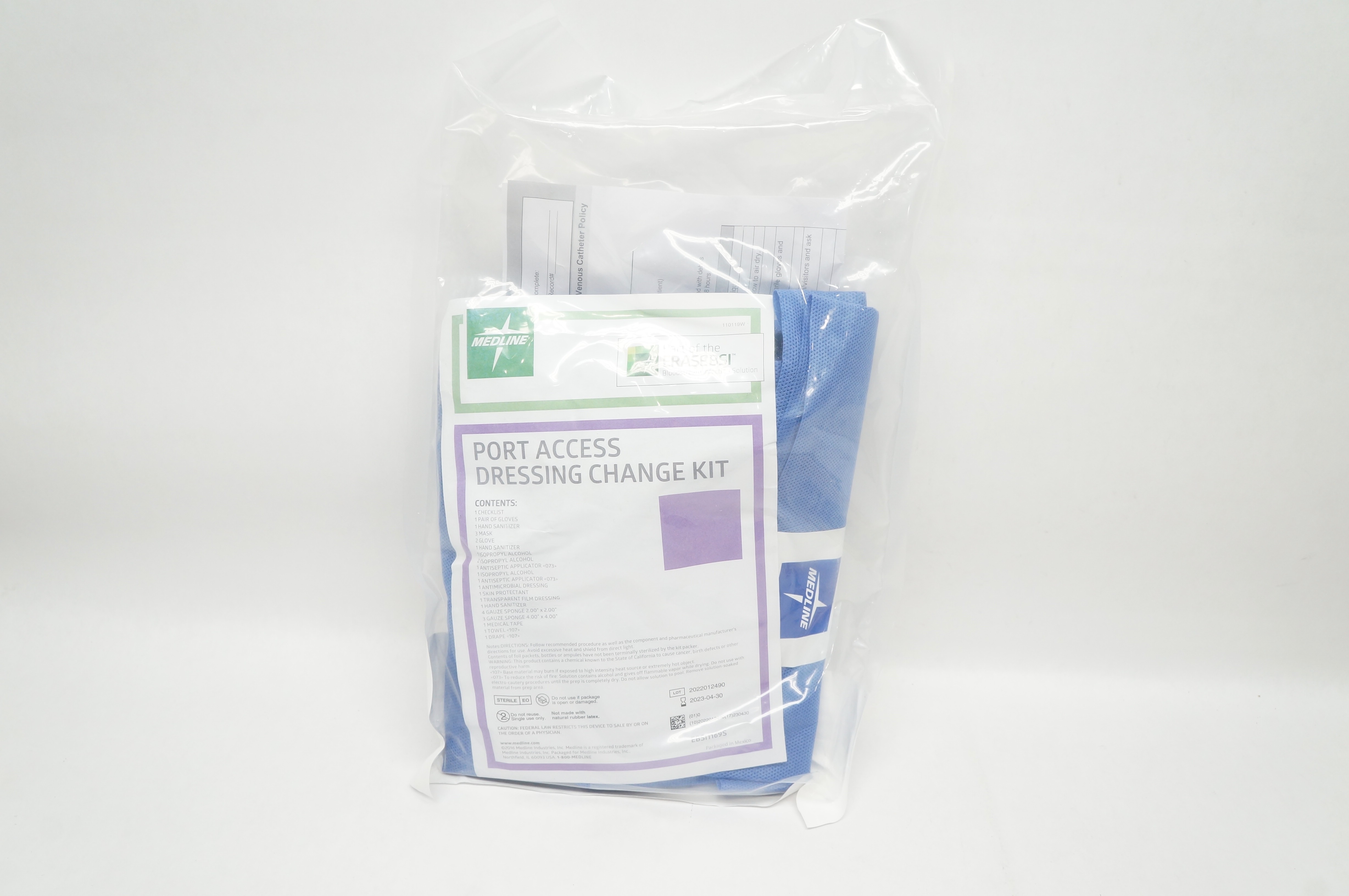 Medline EBSI1169S Port Access Dressing Change Kit (x)