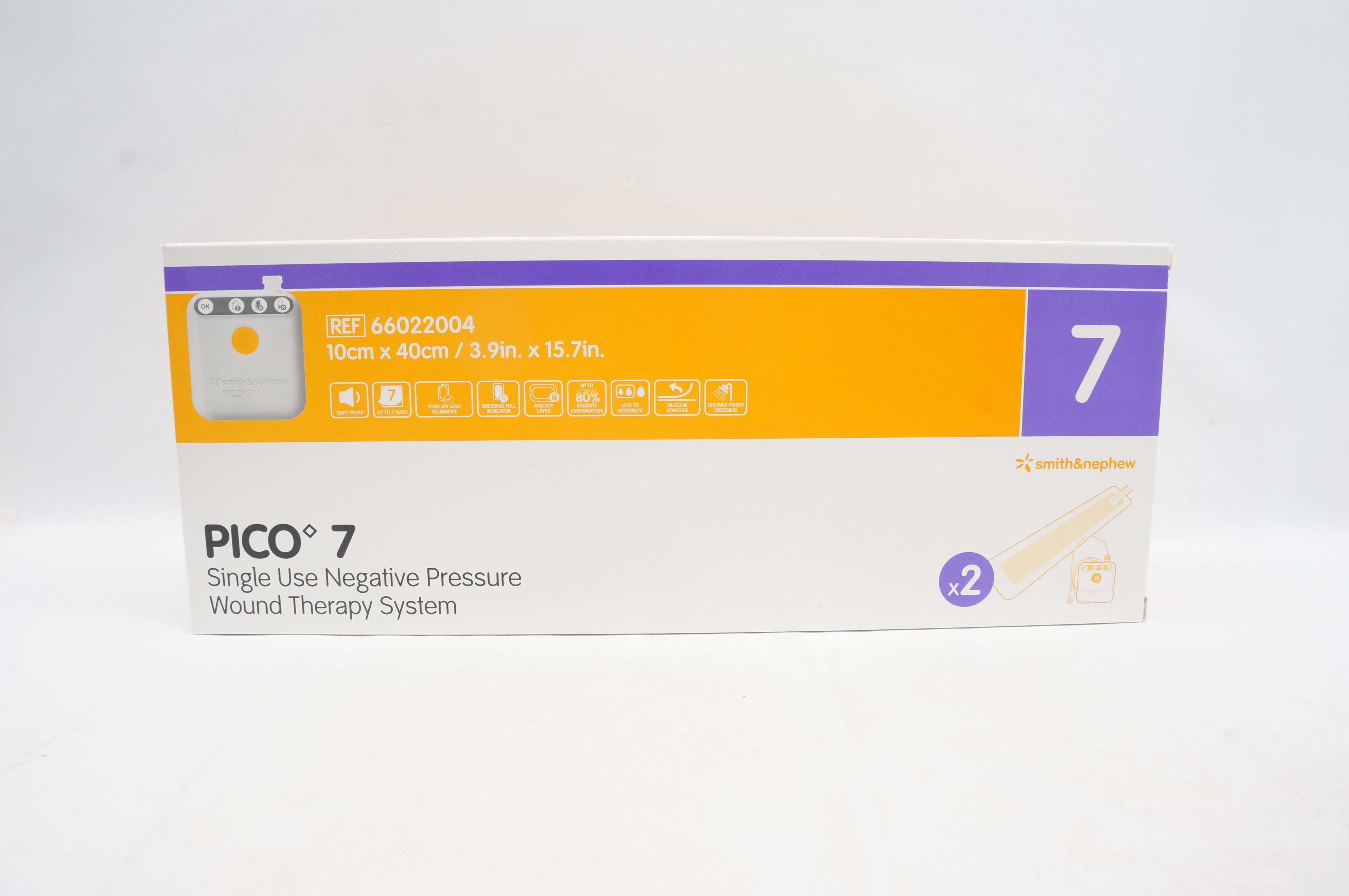 Smith&Nephew 66022004 PICO7 Wound Therapy System 3.9 x 15.7inch