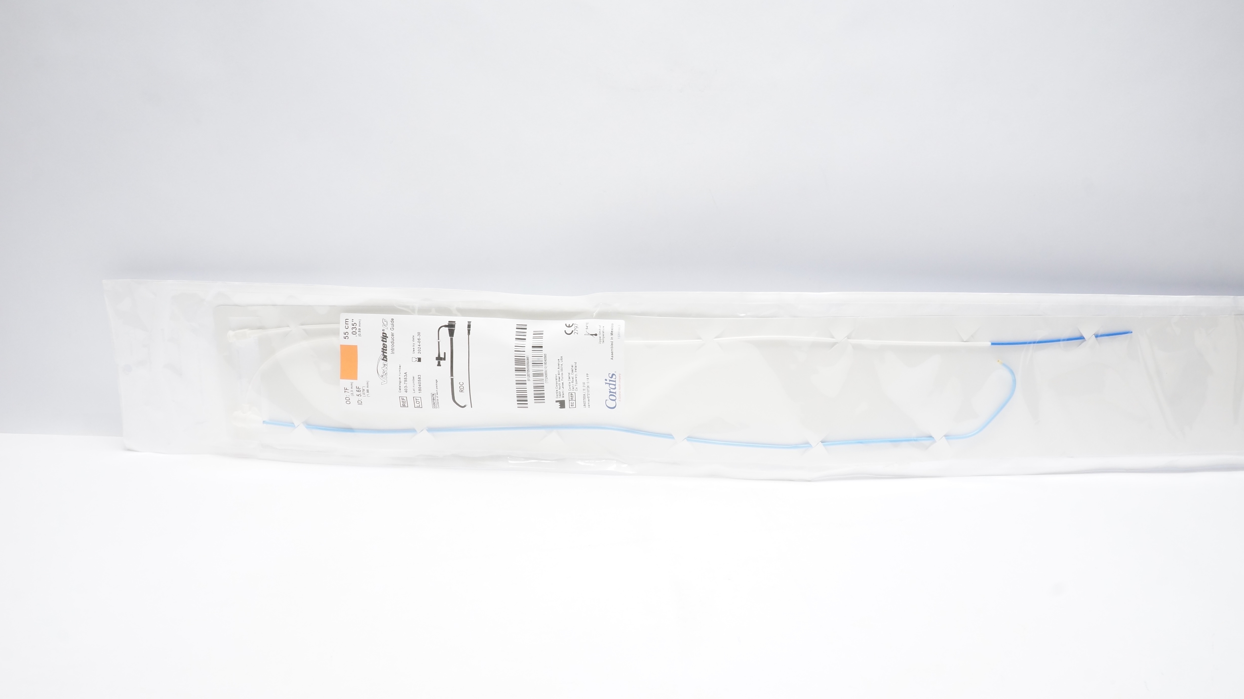 Cordis 403-7553A VistaBritetip IG Introducer Guide 7F x 5.6F x 55cm x 035In (x)