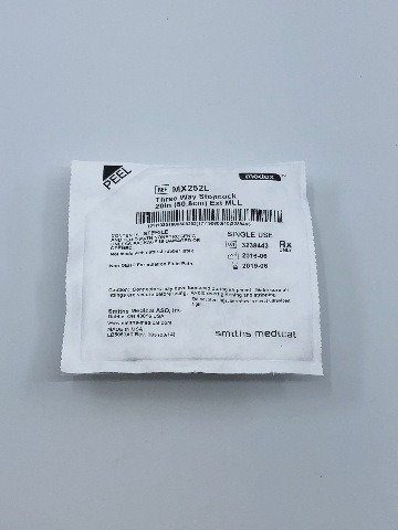 Smiths Medical MX252L Medex Three Way Stopcock 20inch Ext MLL