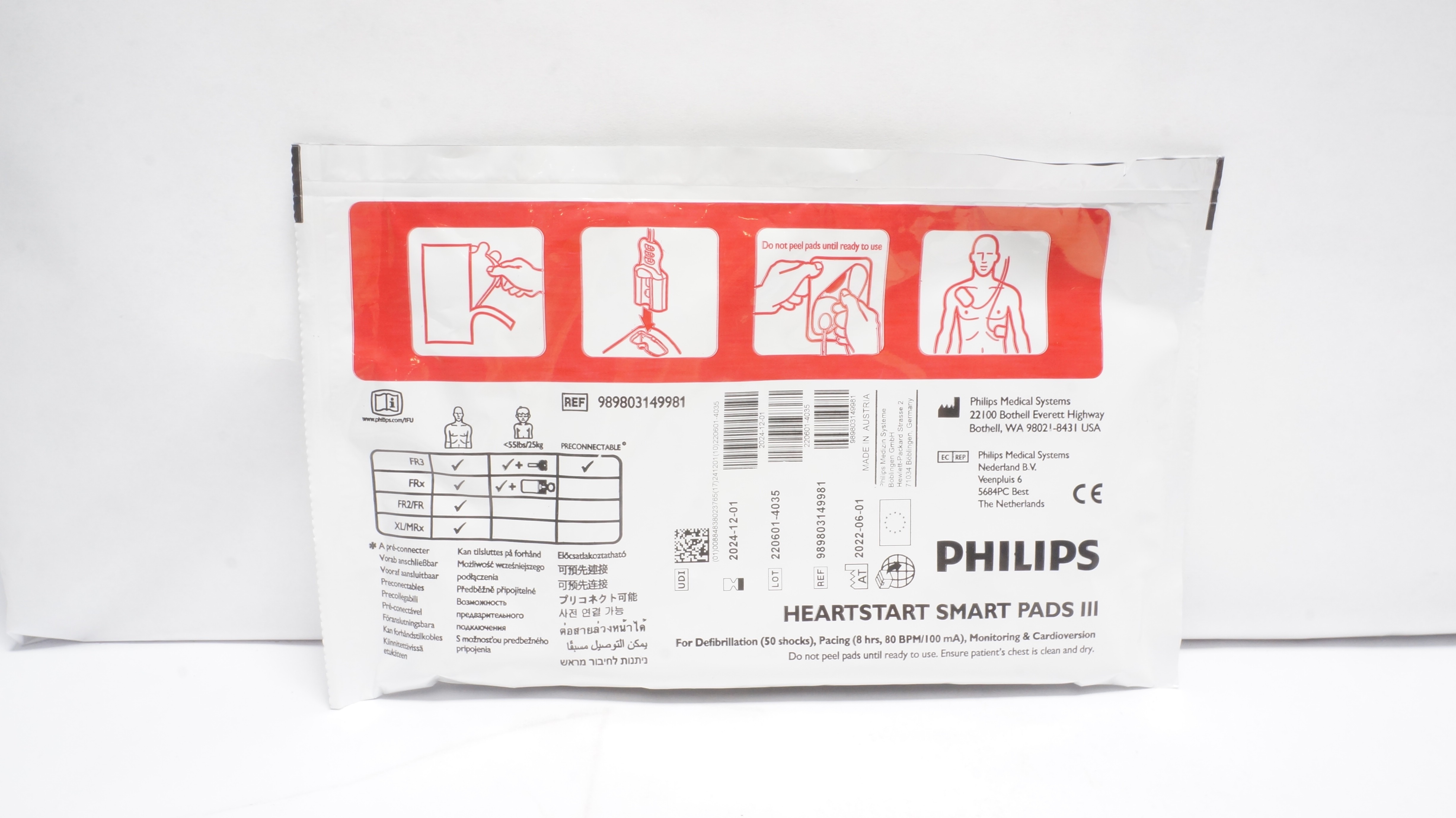 Philips 989803149981 HeartStart SMART Pads III (x)