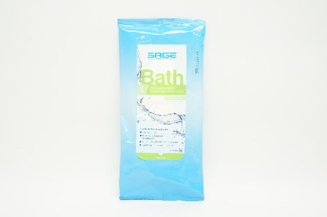 Sage 7989 Bath Standard Weight Cleansing Washcloths 8in x 8in - Pack of 8
