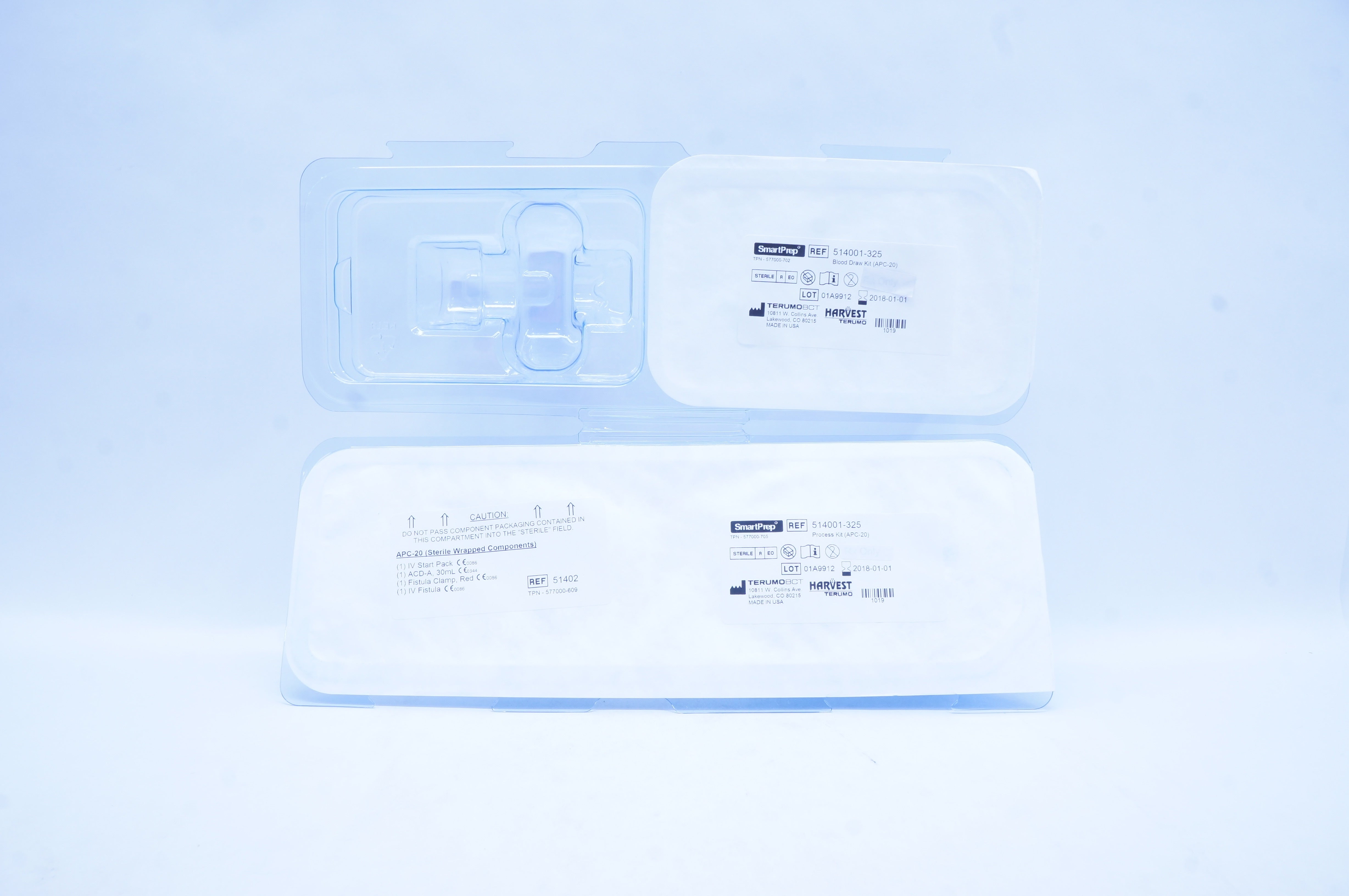 Terumo 514001-325 Harvest SmartPrep Process Kit (x)