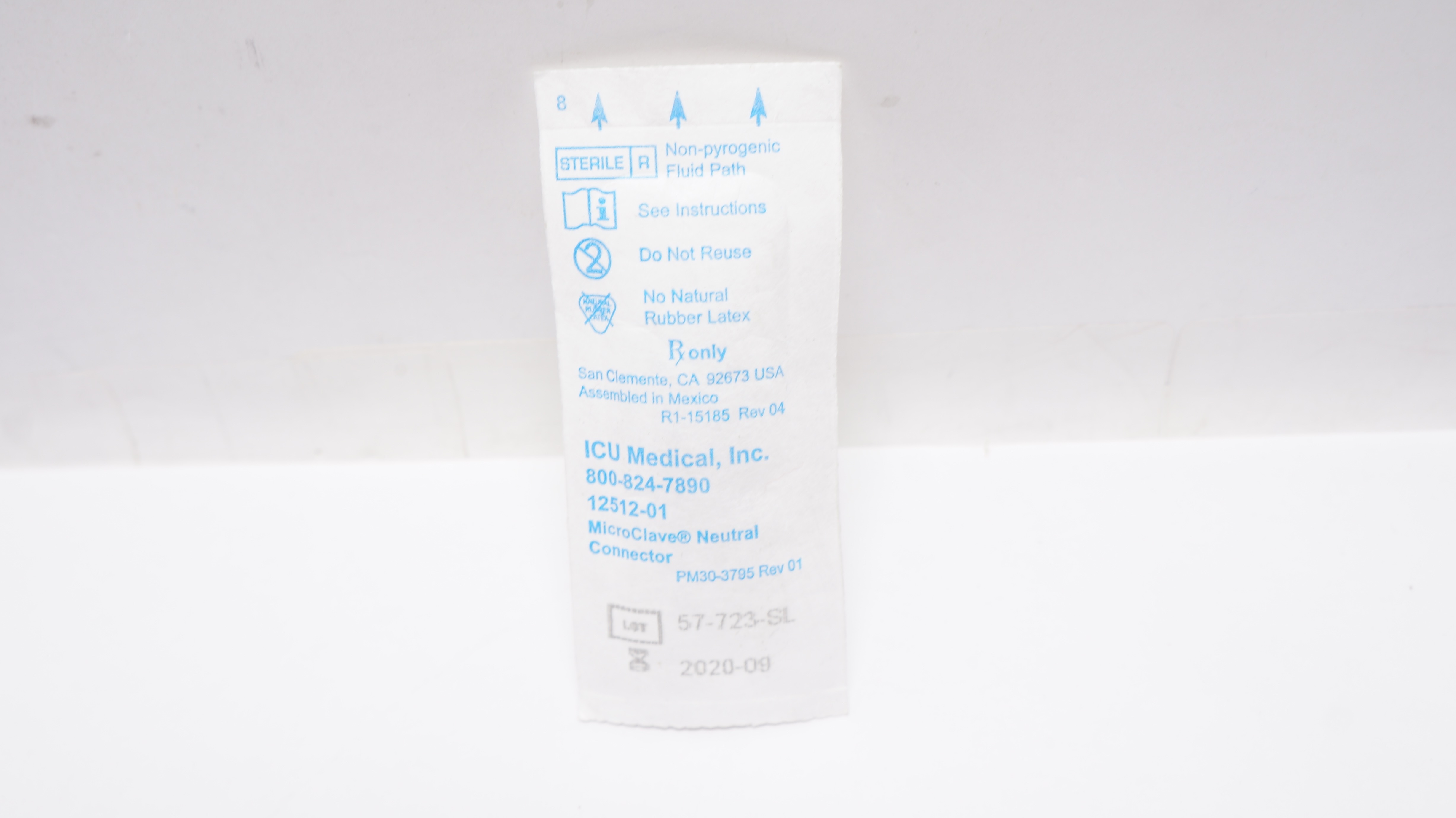 ICU Medical 12512-01 MicroClave Neutral Connector (x)