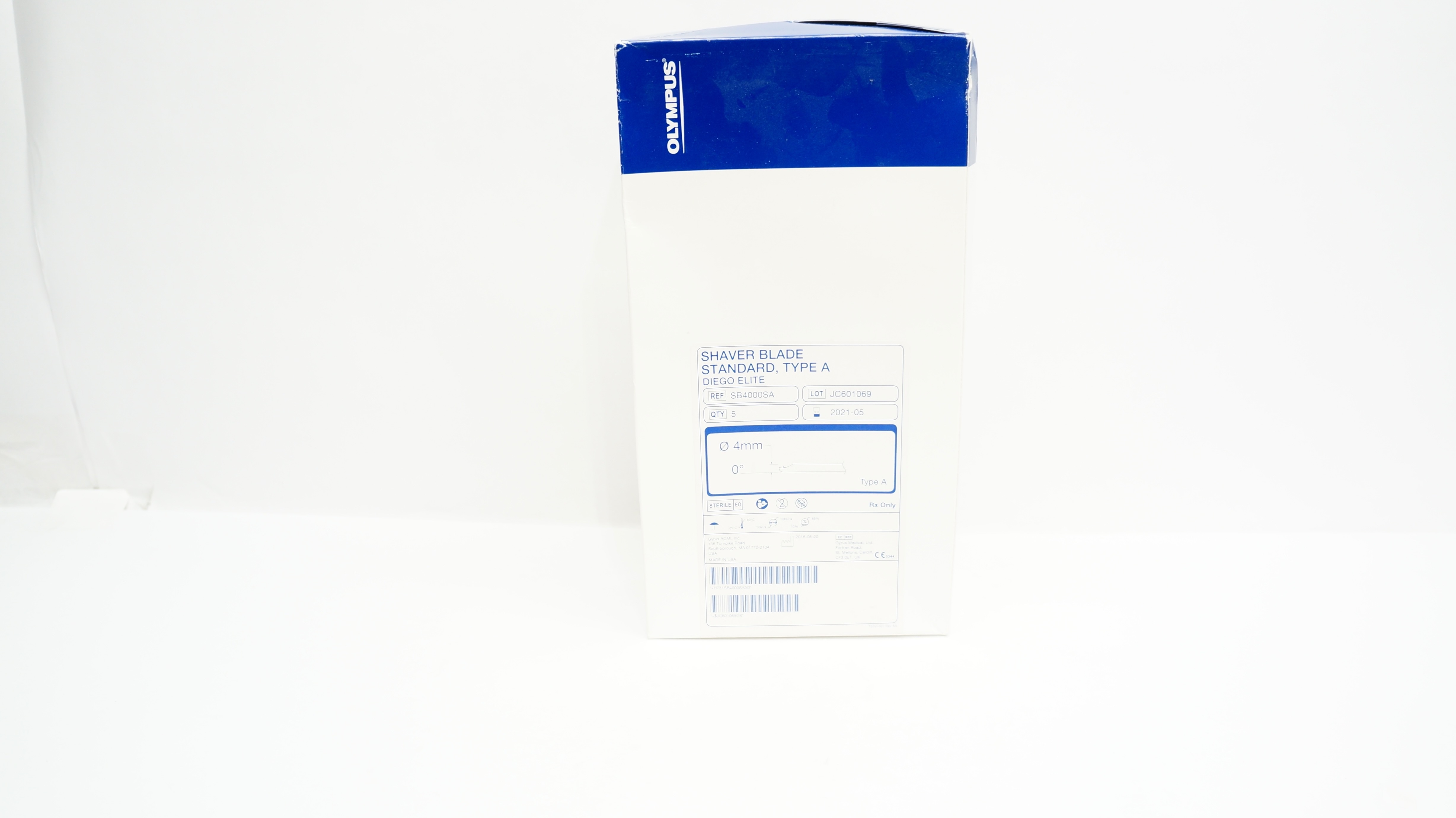 Gyrus Acmi SB4000SA Shaver Blade Standard,Type A 4mm 0°- Box of 5 (x)