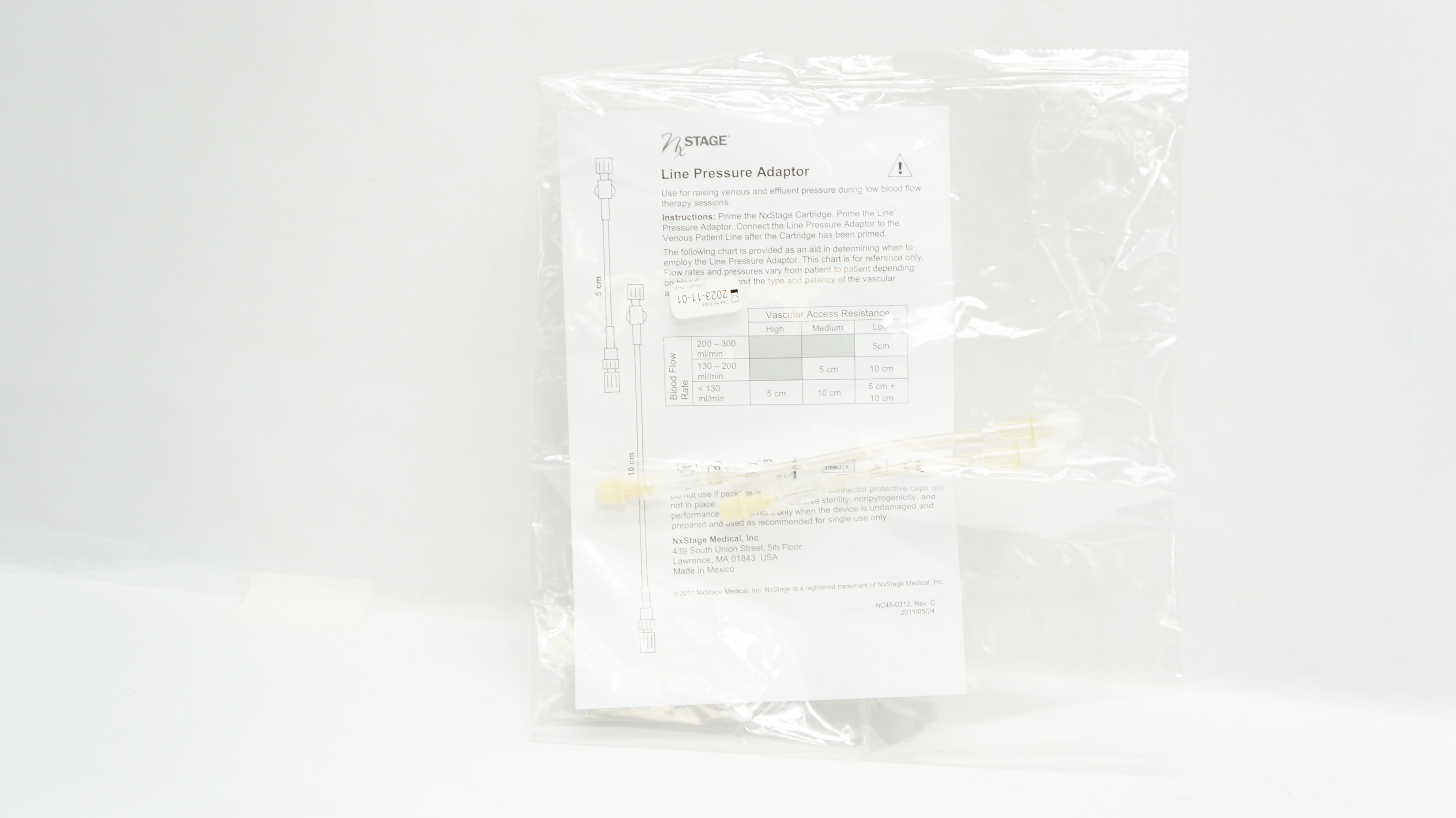 NxStage Line Pressure Adaptor (x)