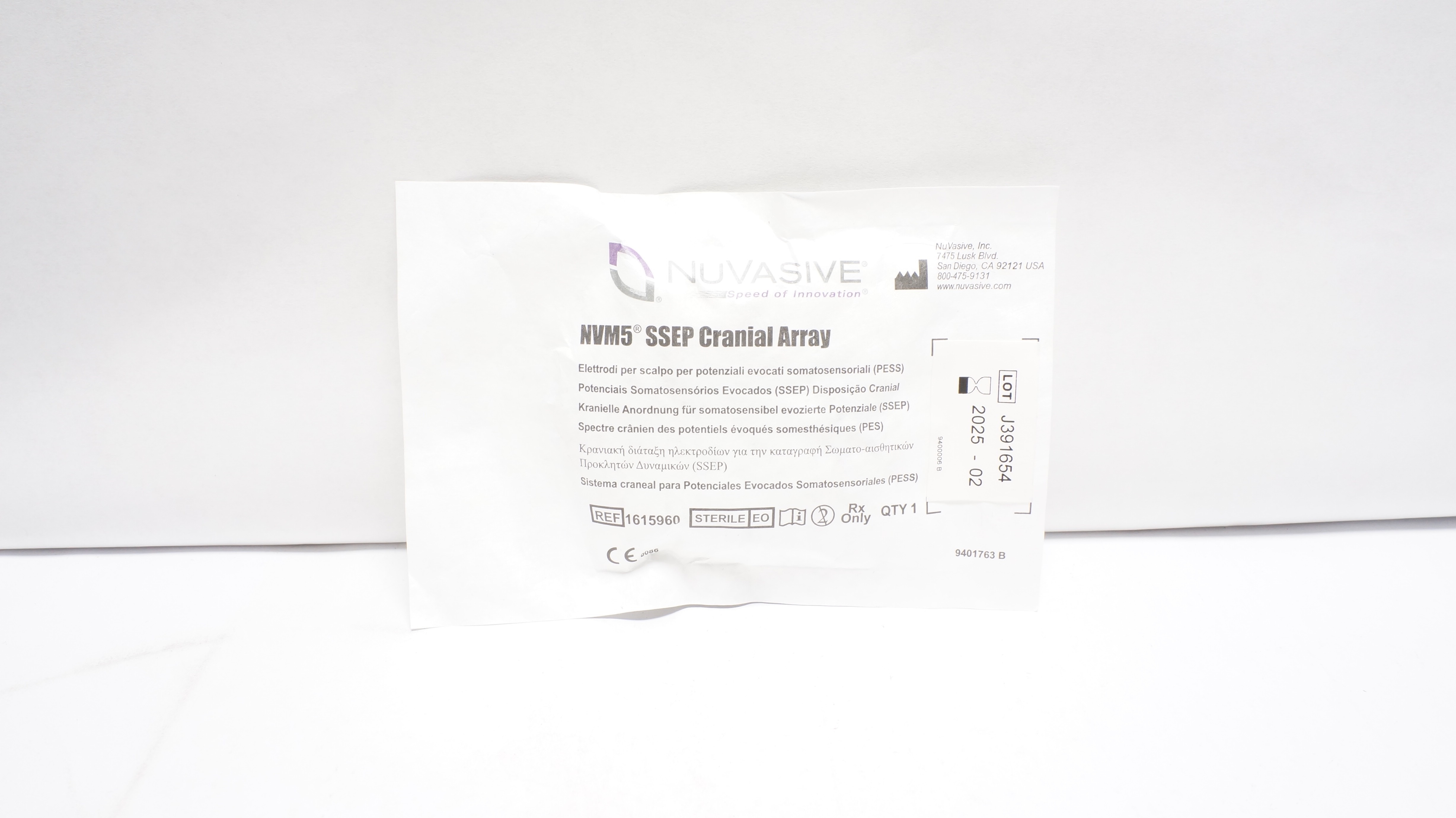 NuVasive 1615960 NVM5 SSEP Cranial Array (x)